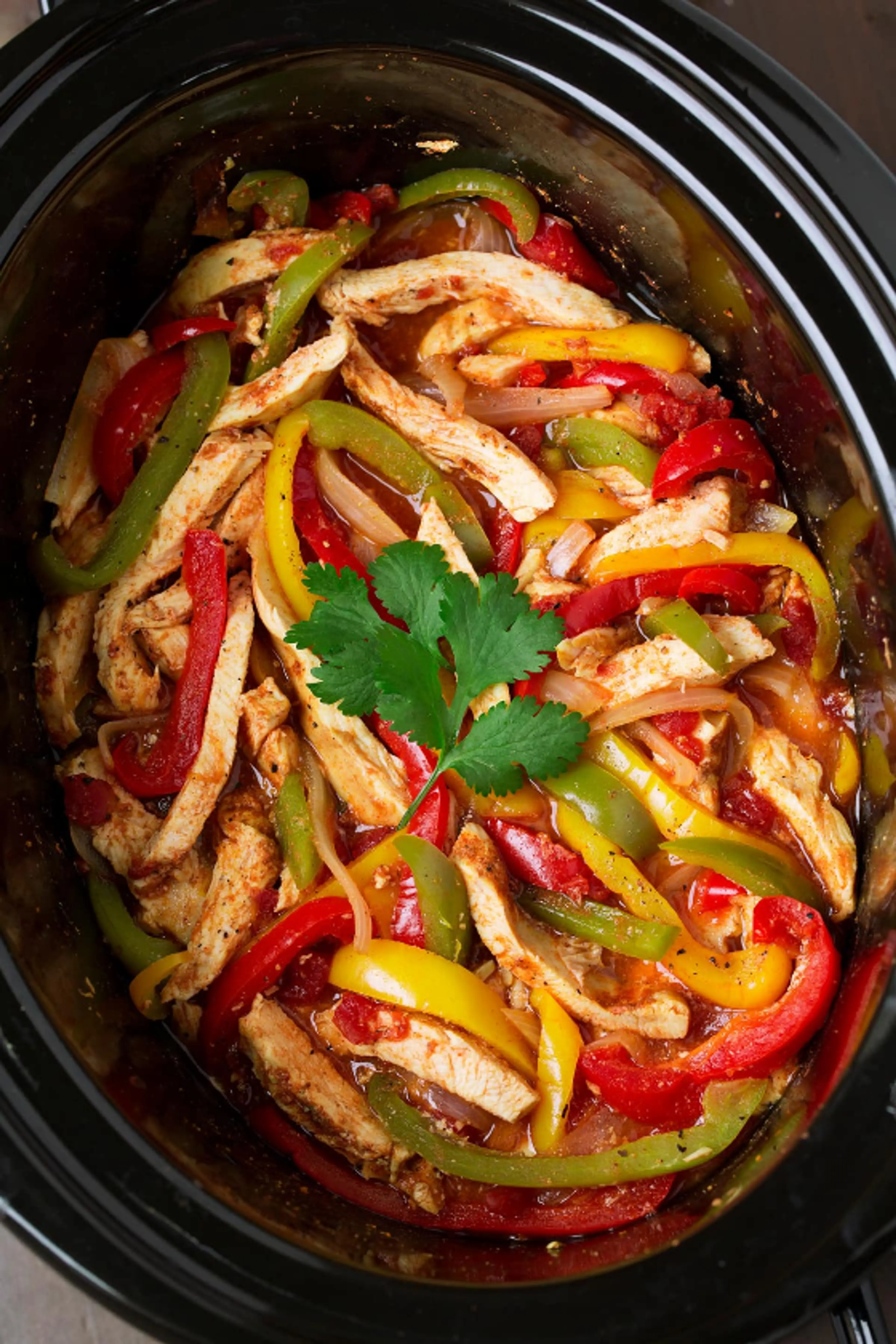Crock Pot Chicken Fajitas
