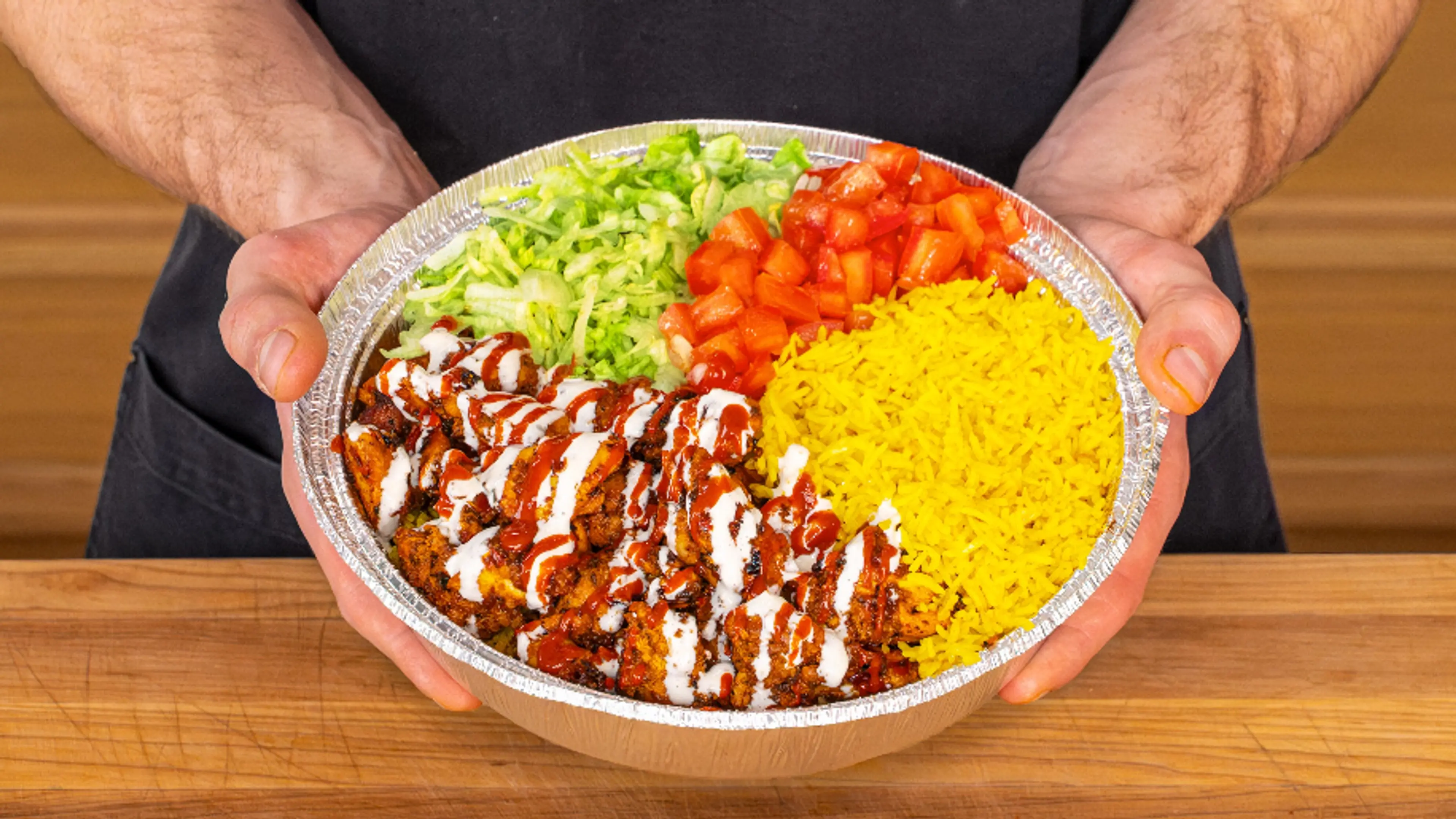 Halal Guys Chicken over Rice