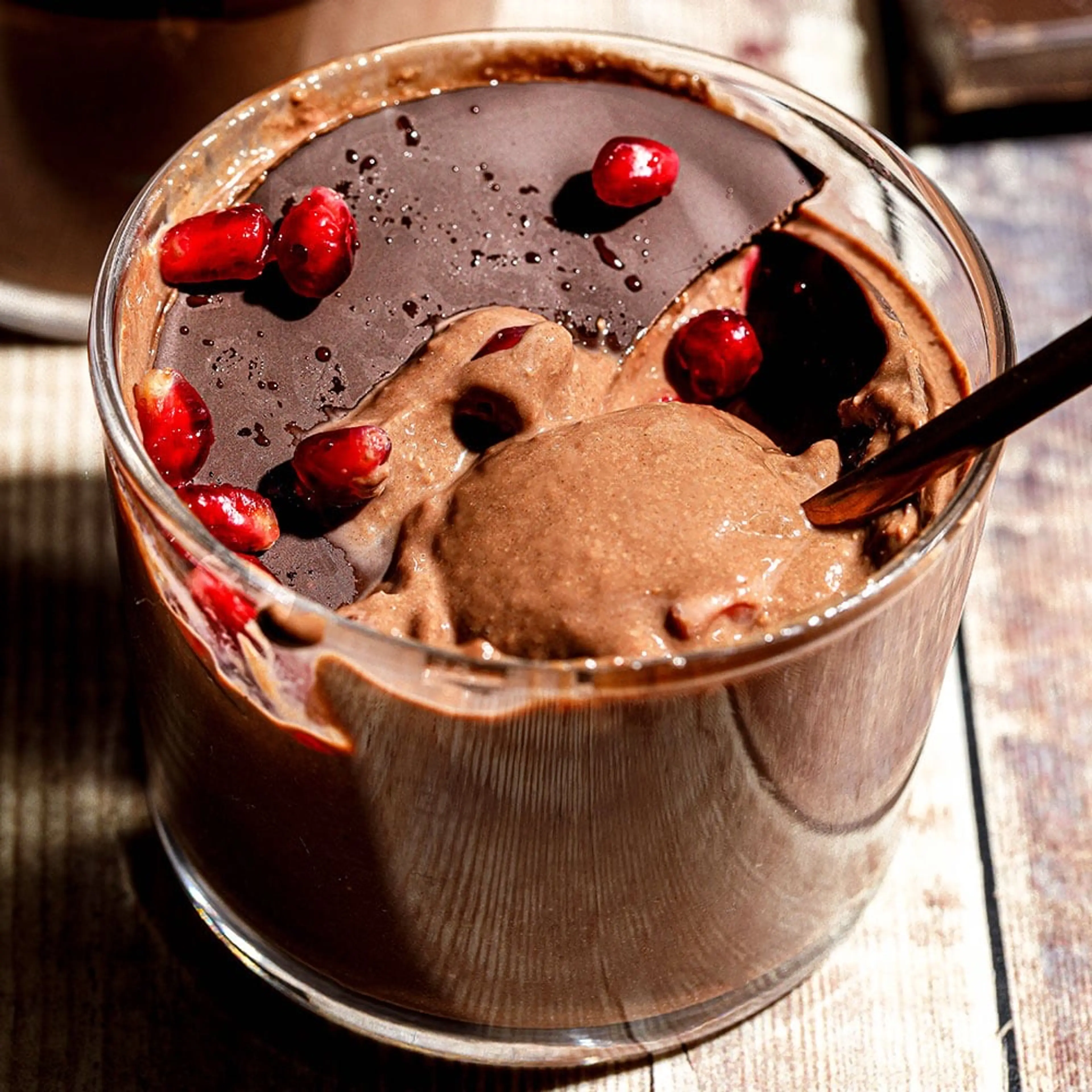 Chocolate Cottage Cheese Pudding (High Protein/Healthy)
