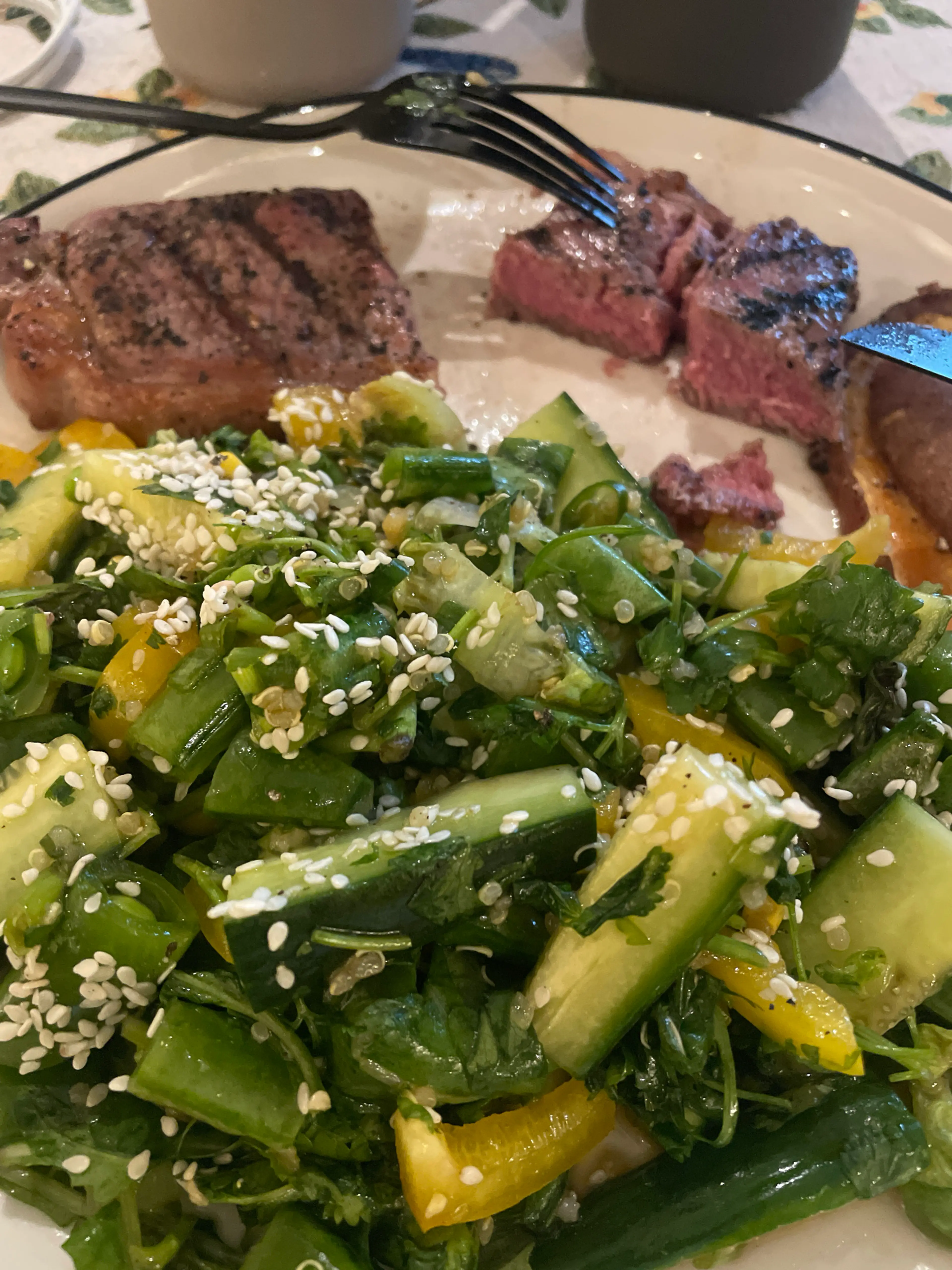 Smashed Cucumber Salad