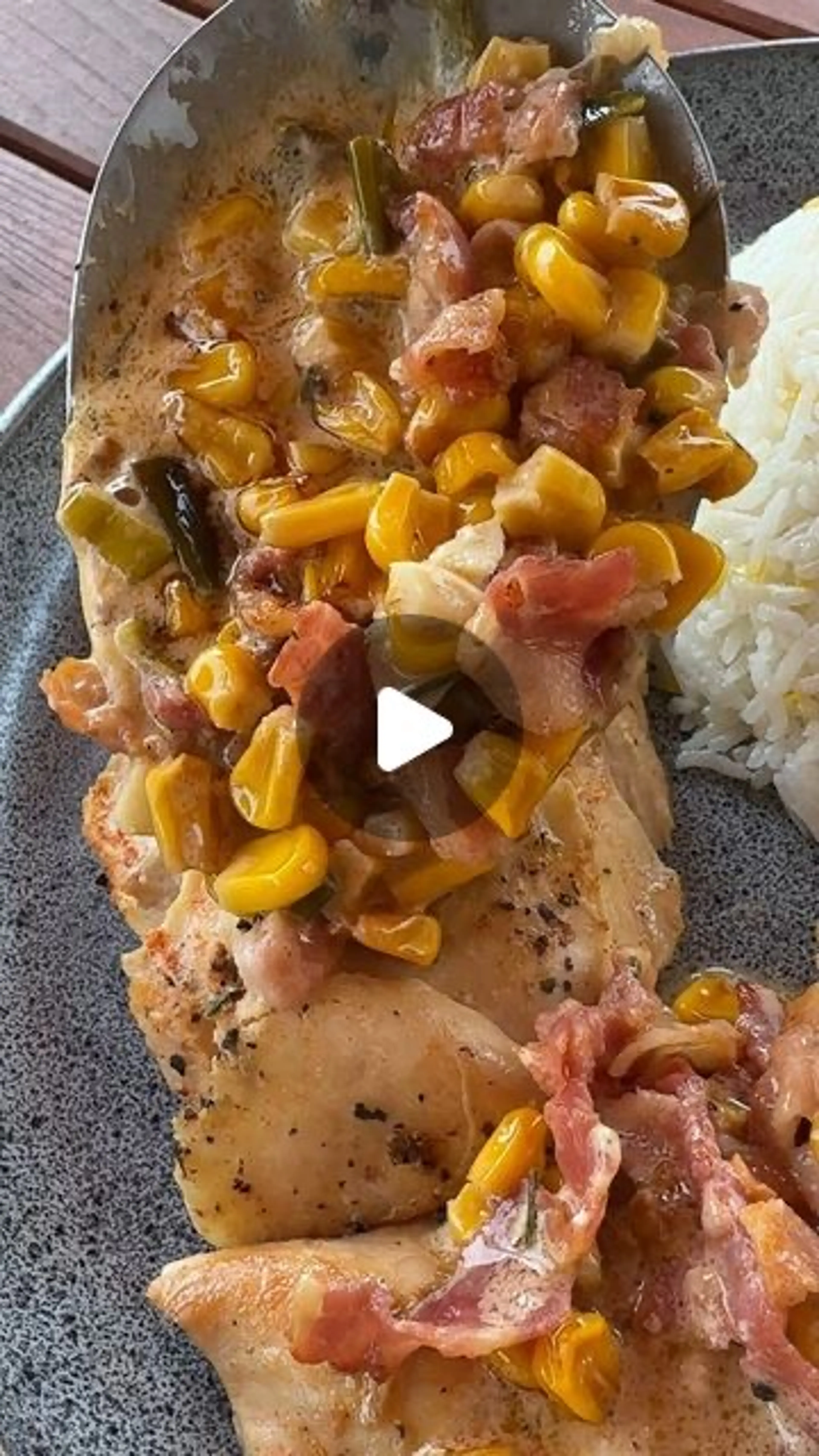 Mississippi Kukoricás-tejszínes-baconös Csirkemell #csirkeme