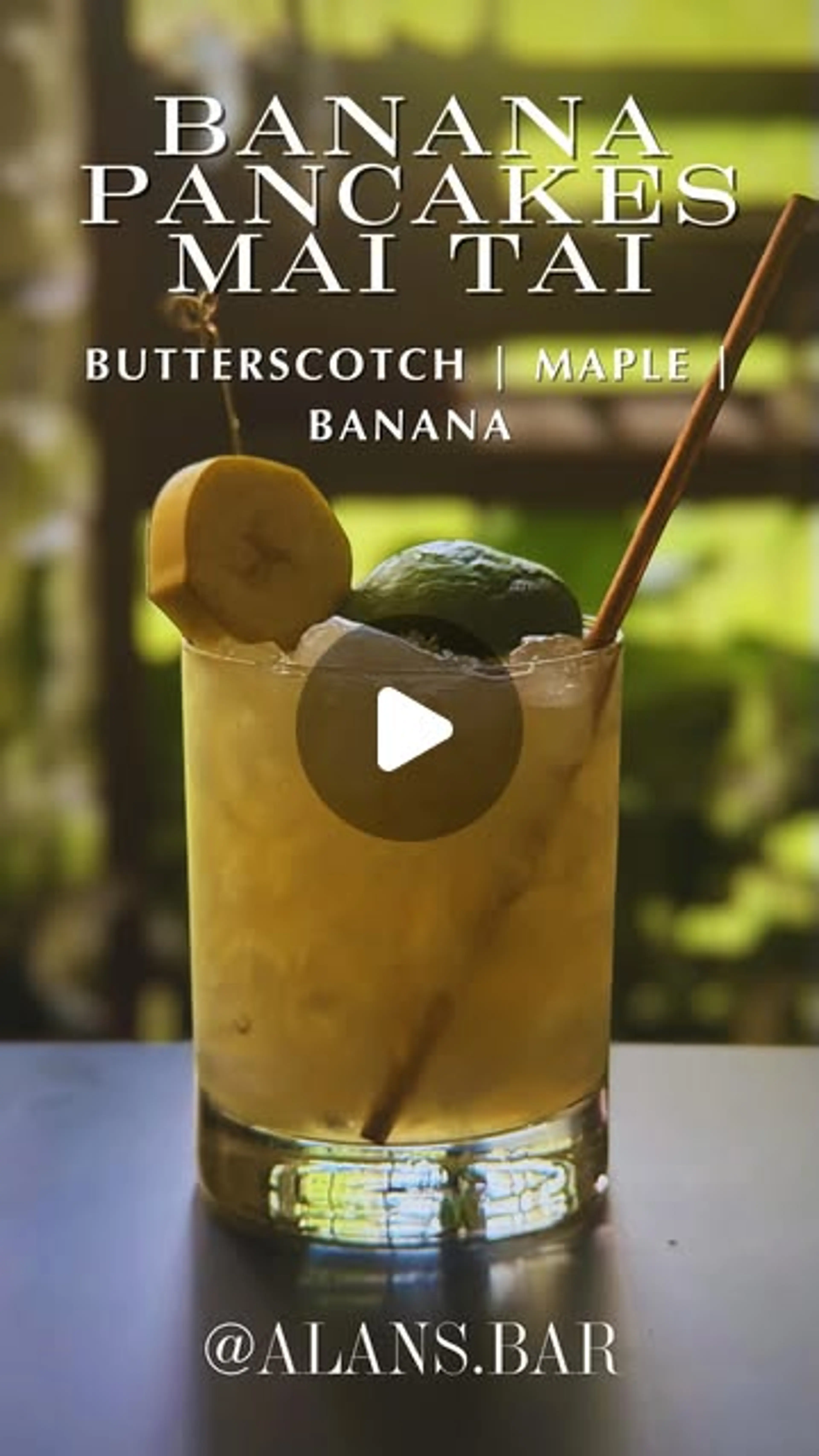 Banana Pancake Mai Tai