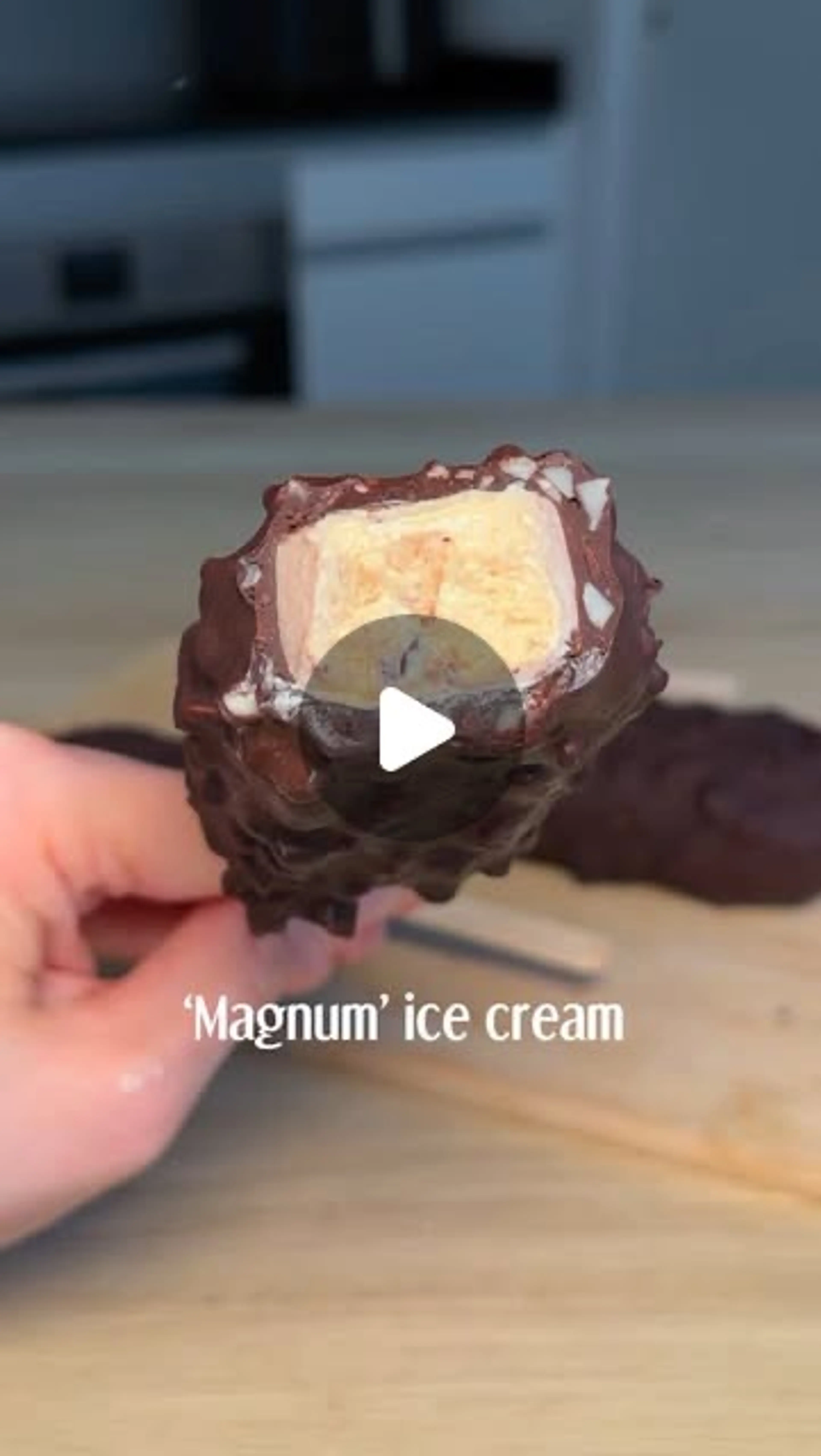 Homemade Magnum Ice Cream