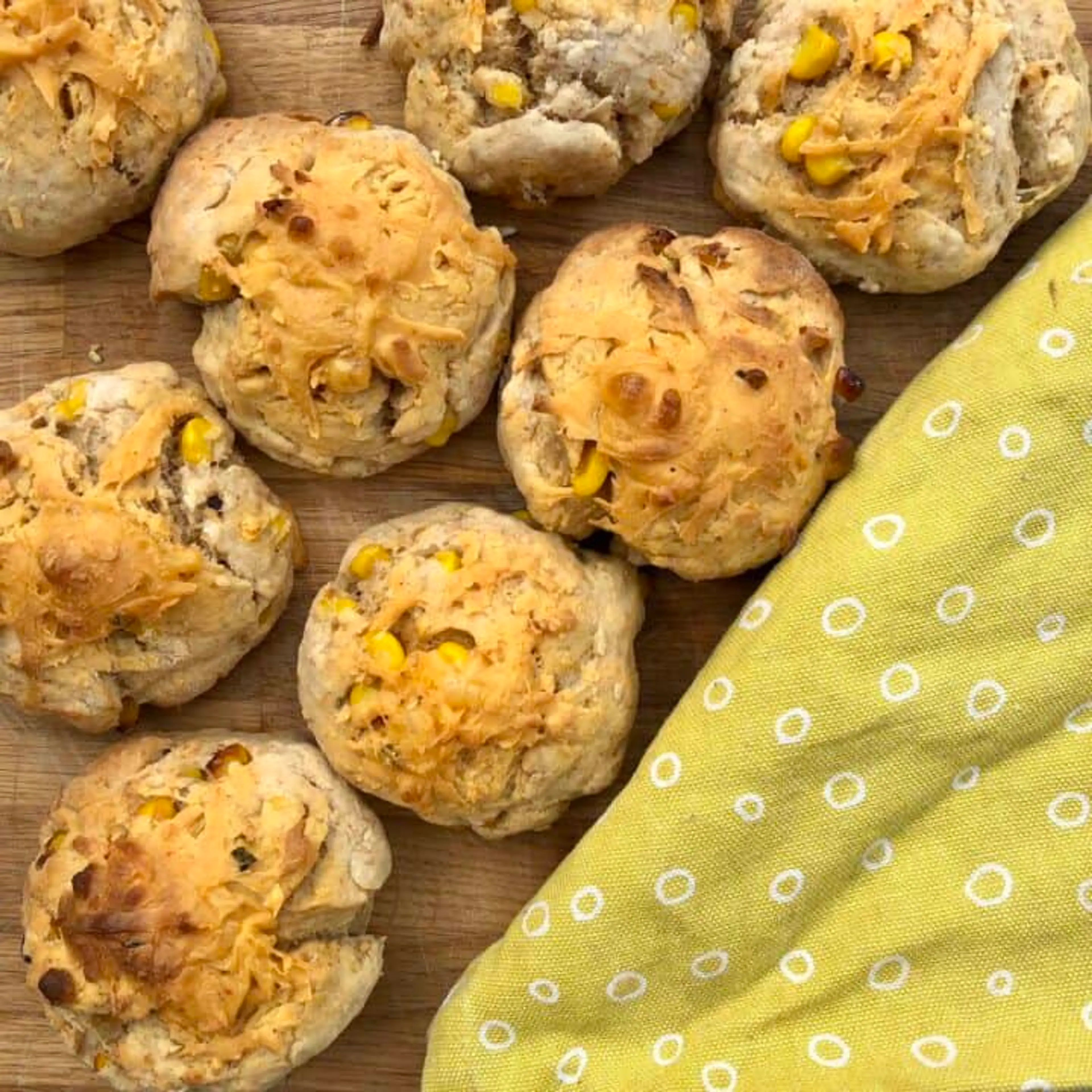 Cheese and Sweetcorn Scones