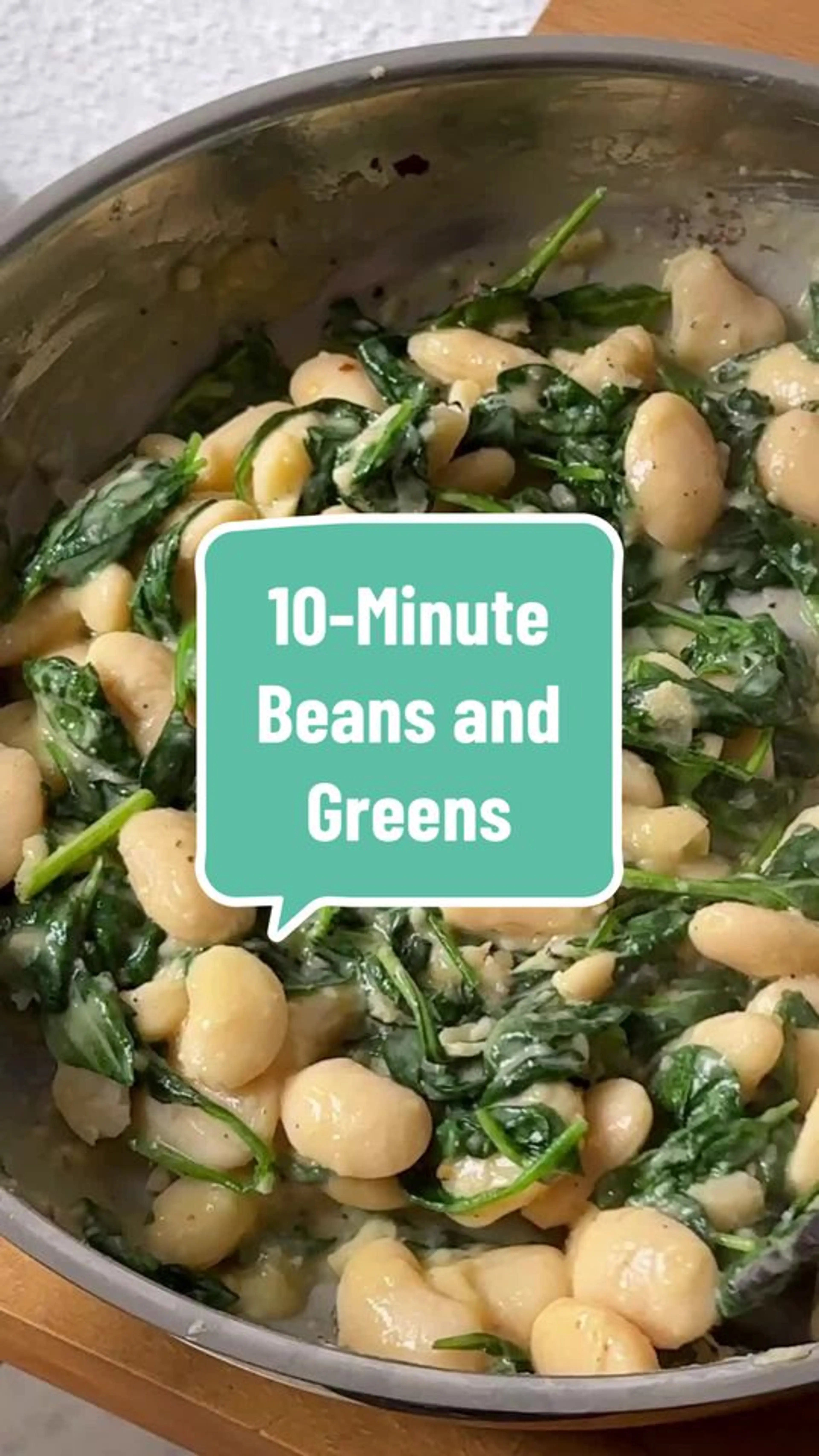 How to Make My 10-minute Creamy White Beans and Greens