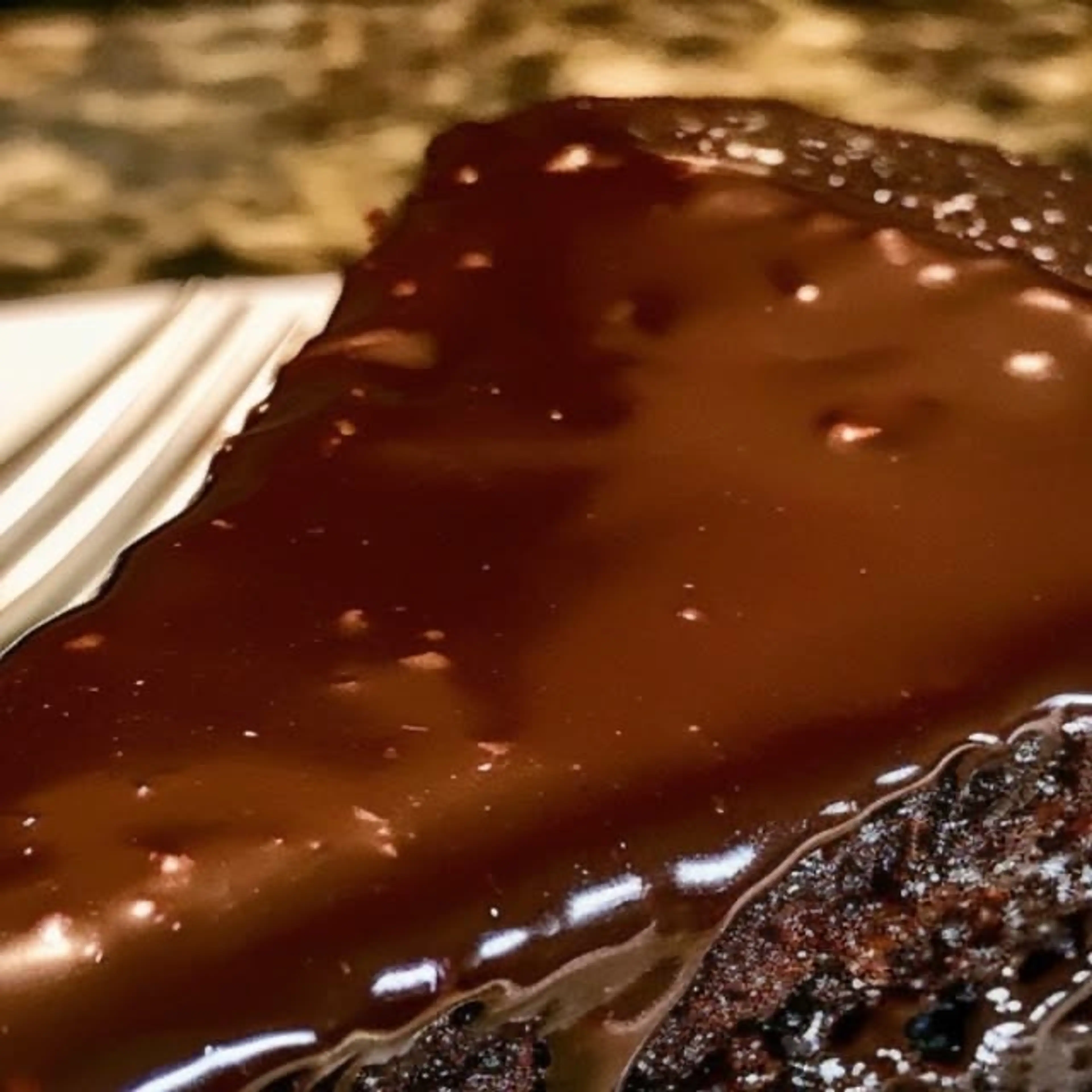 Sticky Cocoa Molasses Cake