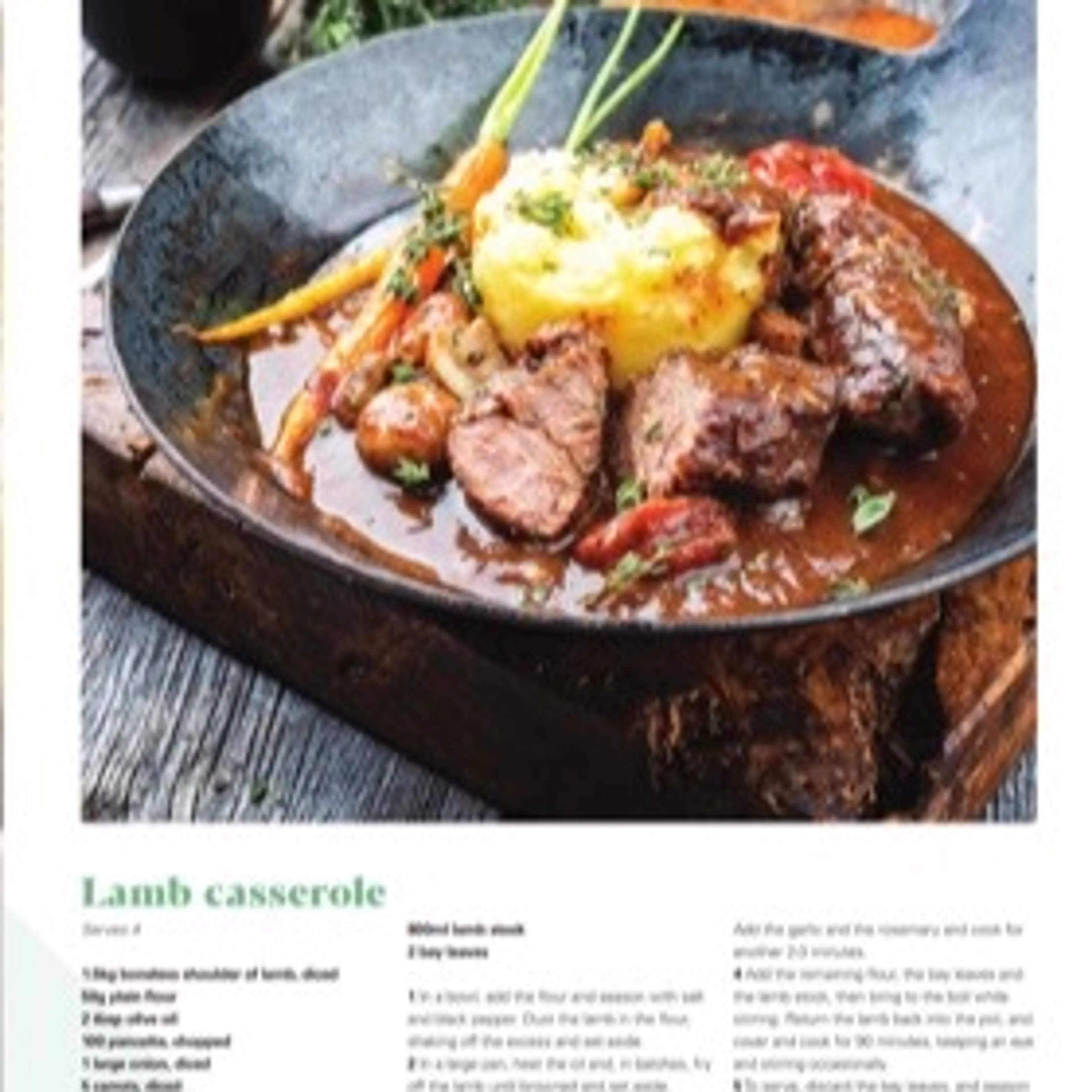 Lamb casserole