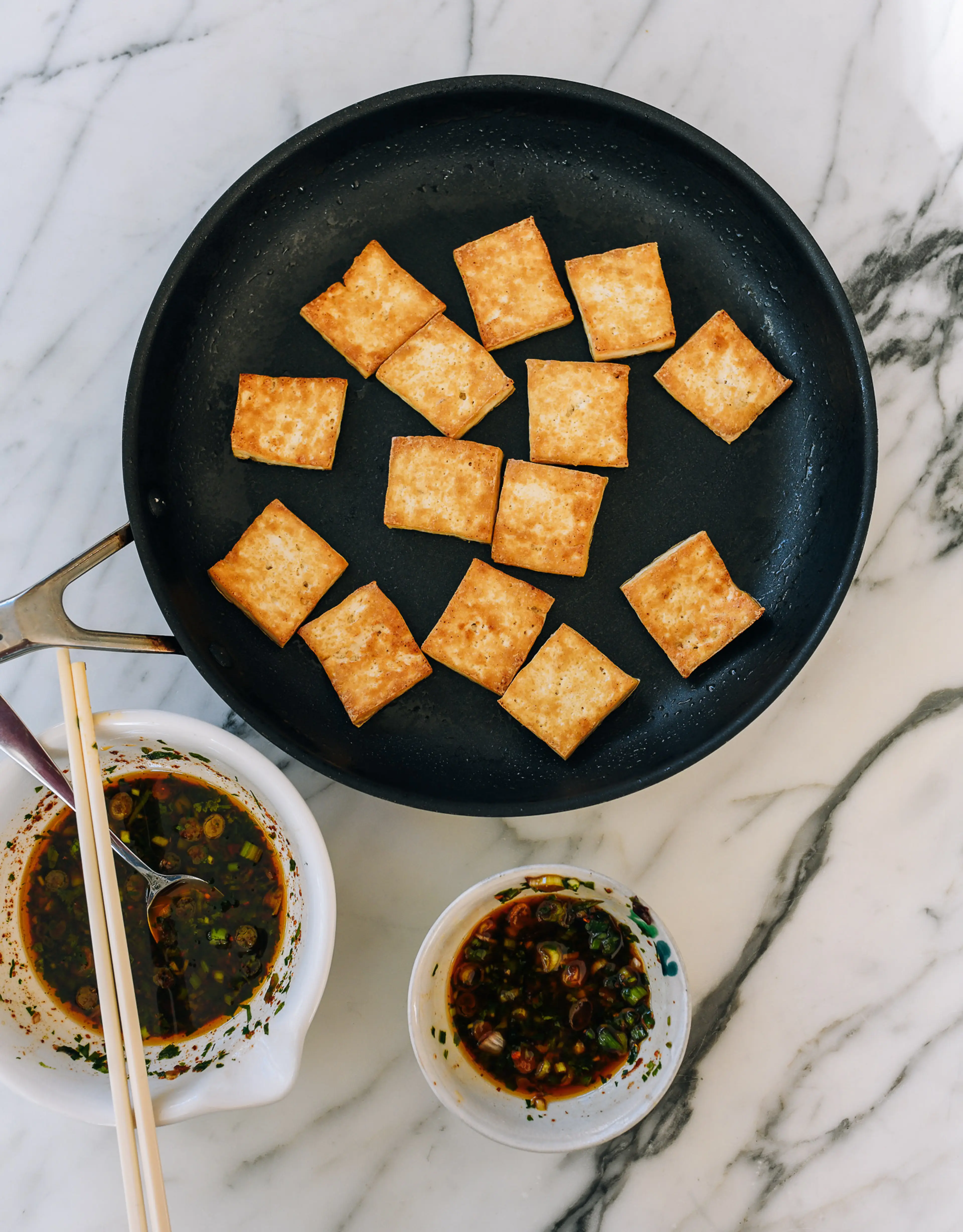 Pan-fried Tofu (No Pressing Needed!)