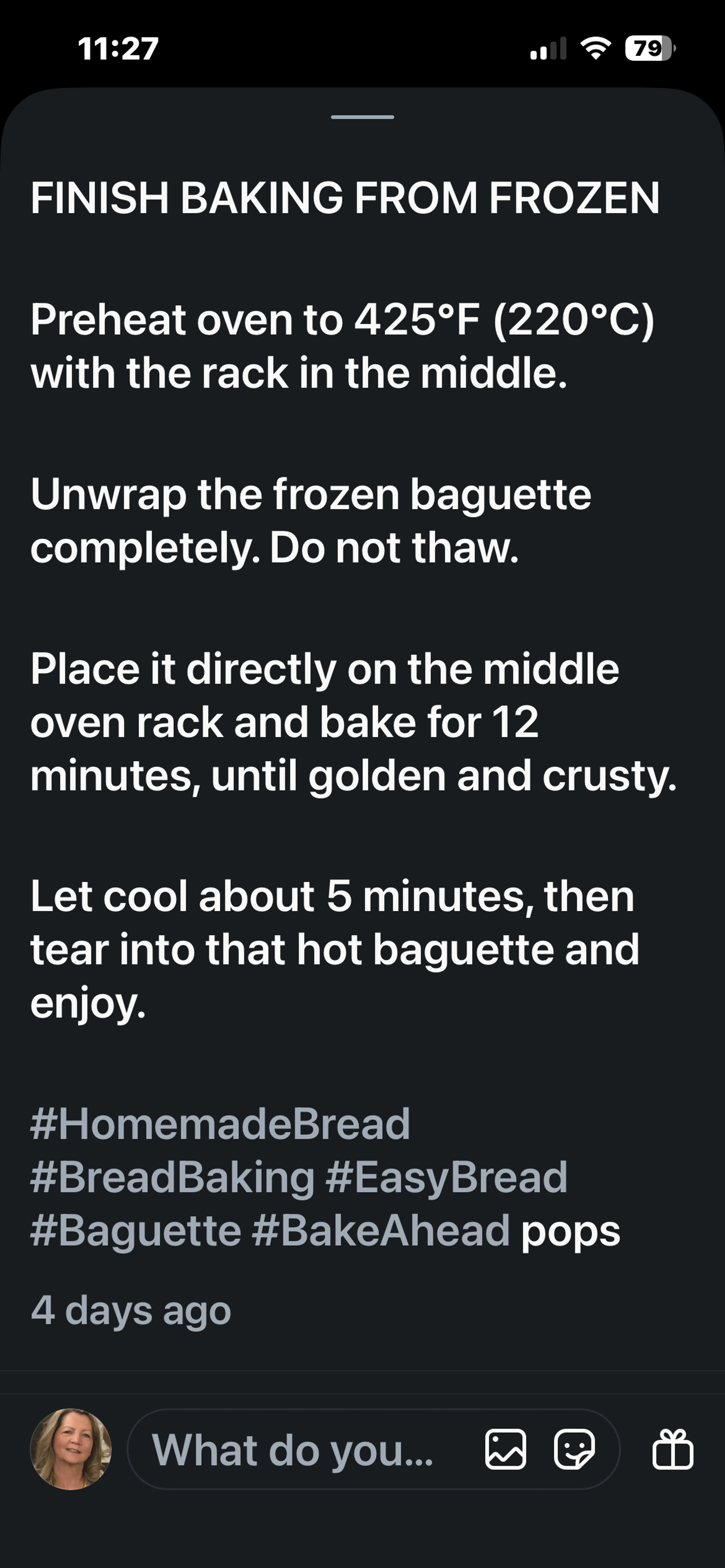 Fresh Homemade Mini Baguettes for About 20¢ Each