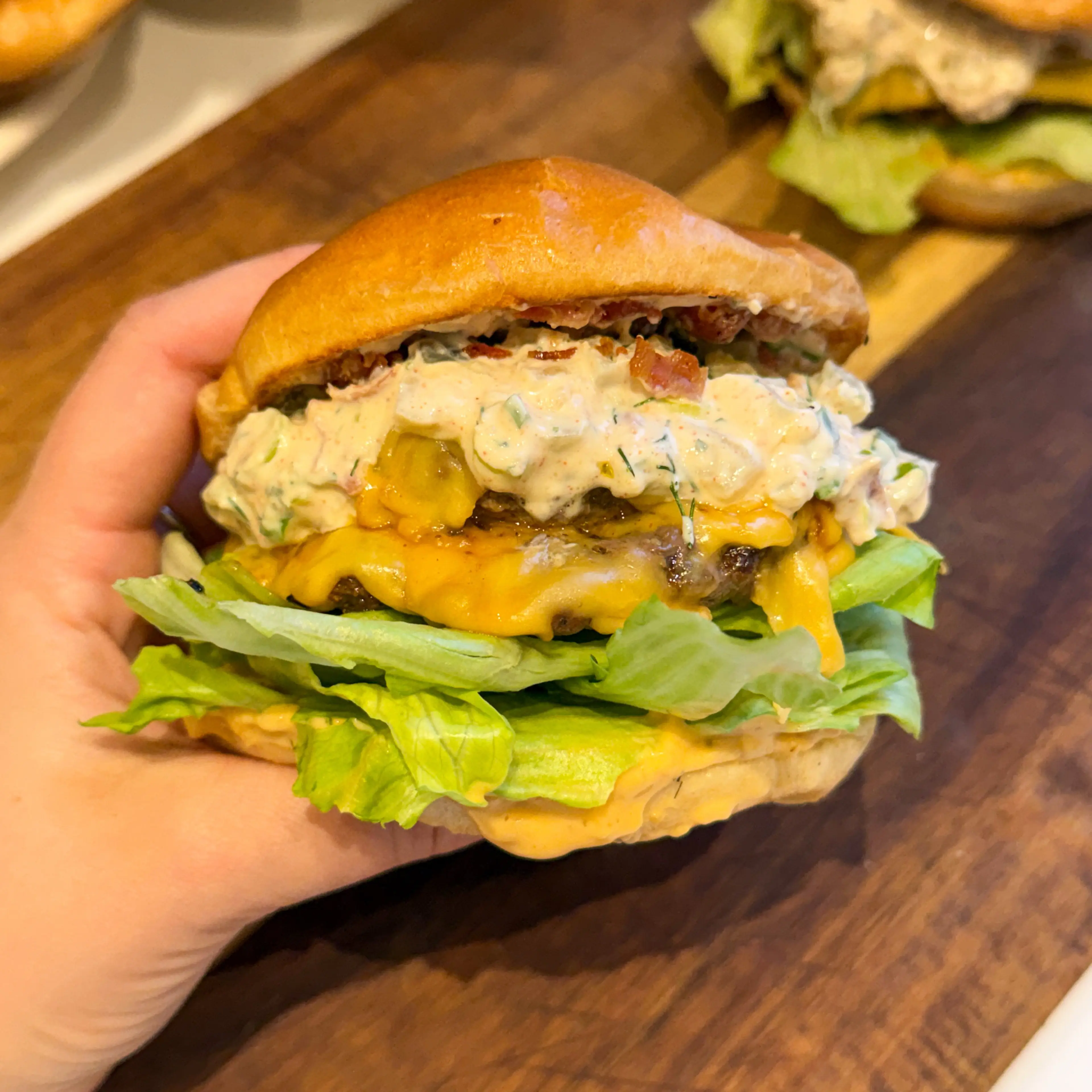 Pickle Dip Smashburgers
