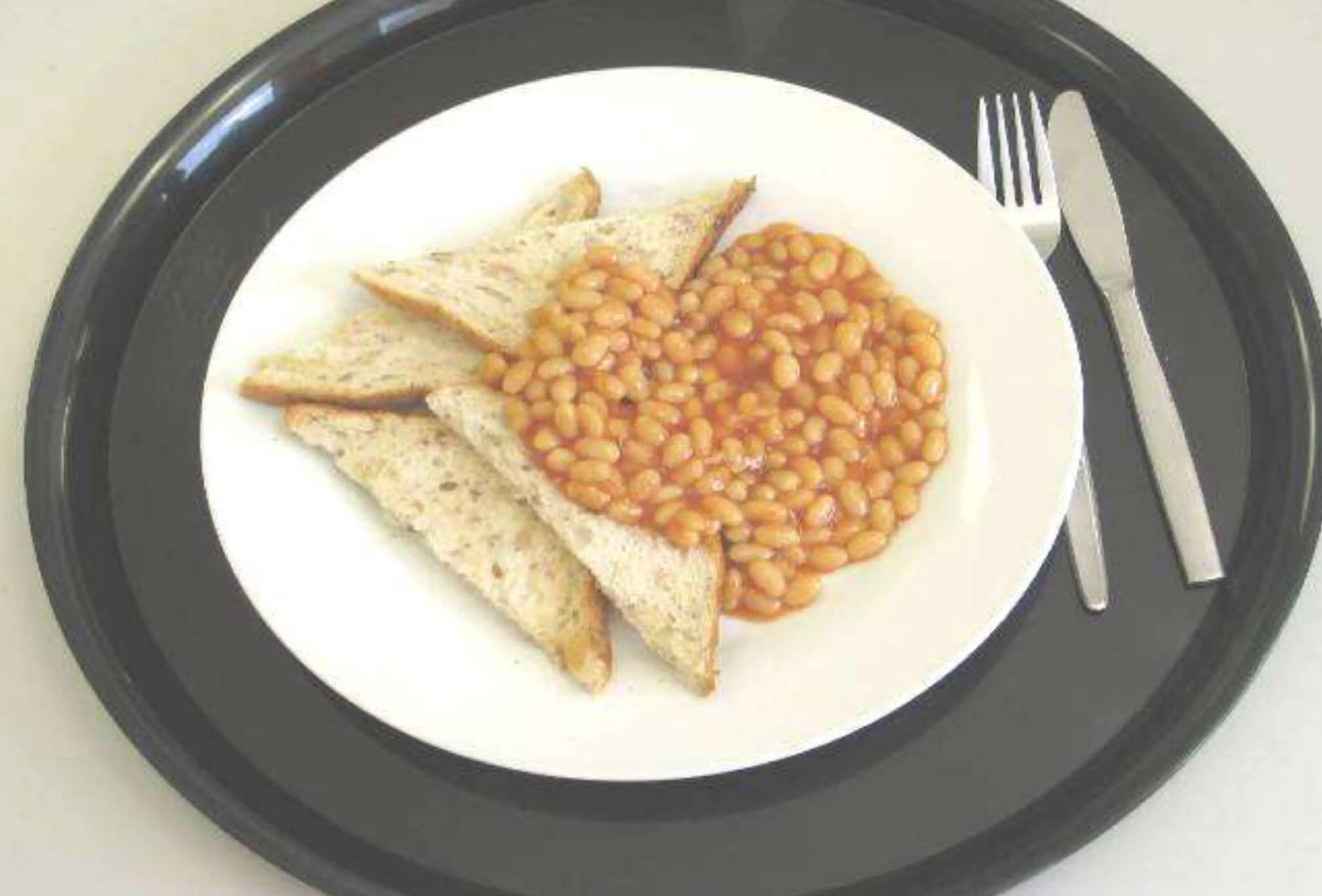 Baked Beans Or Tinned Spaghetti On Toast