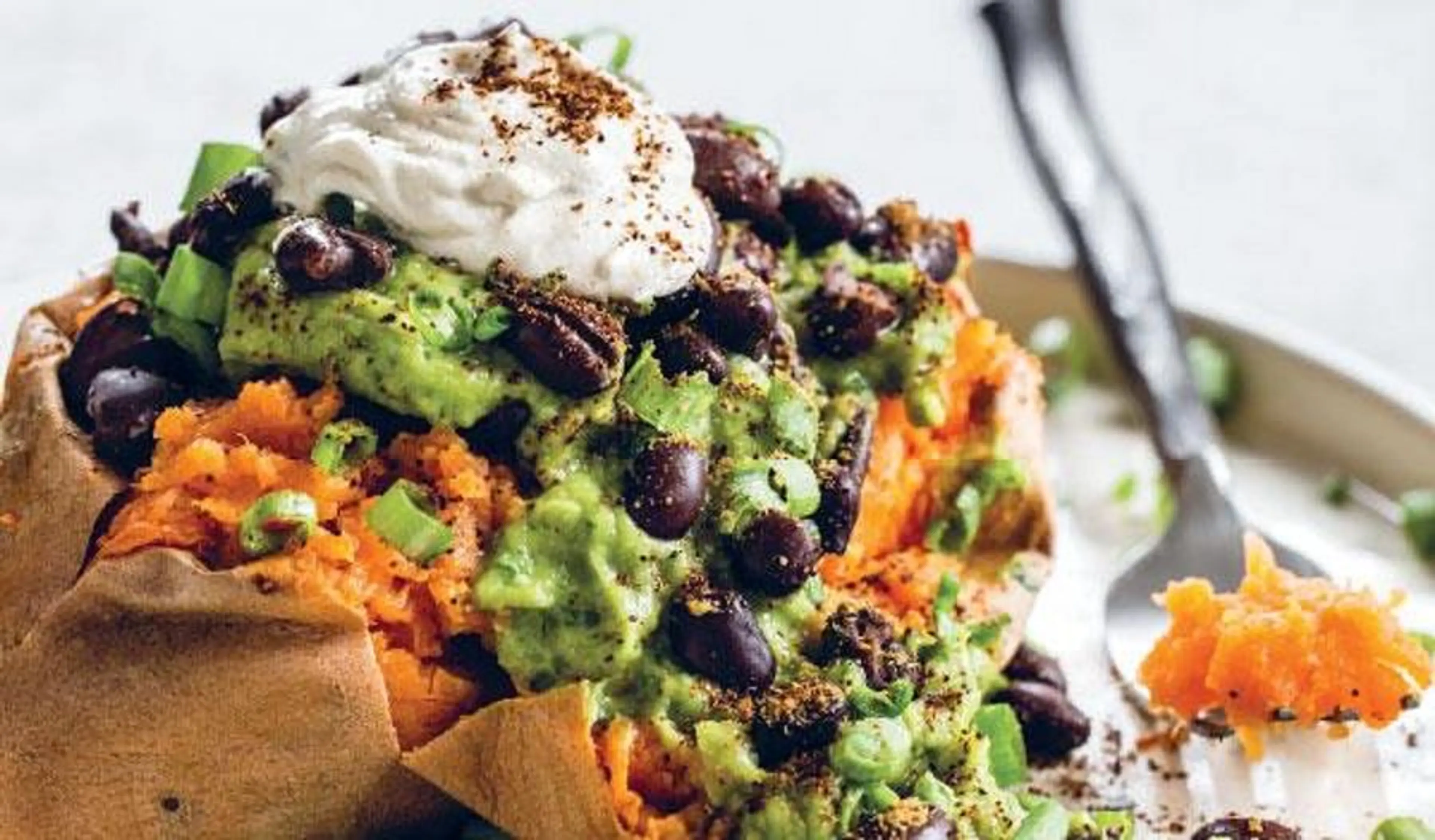 Loaded Sweet Potatoes