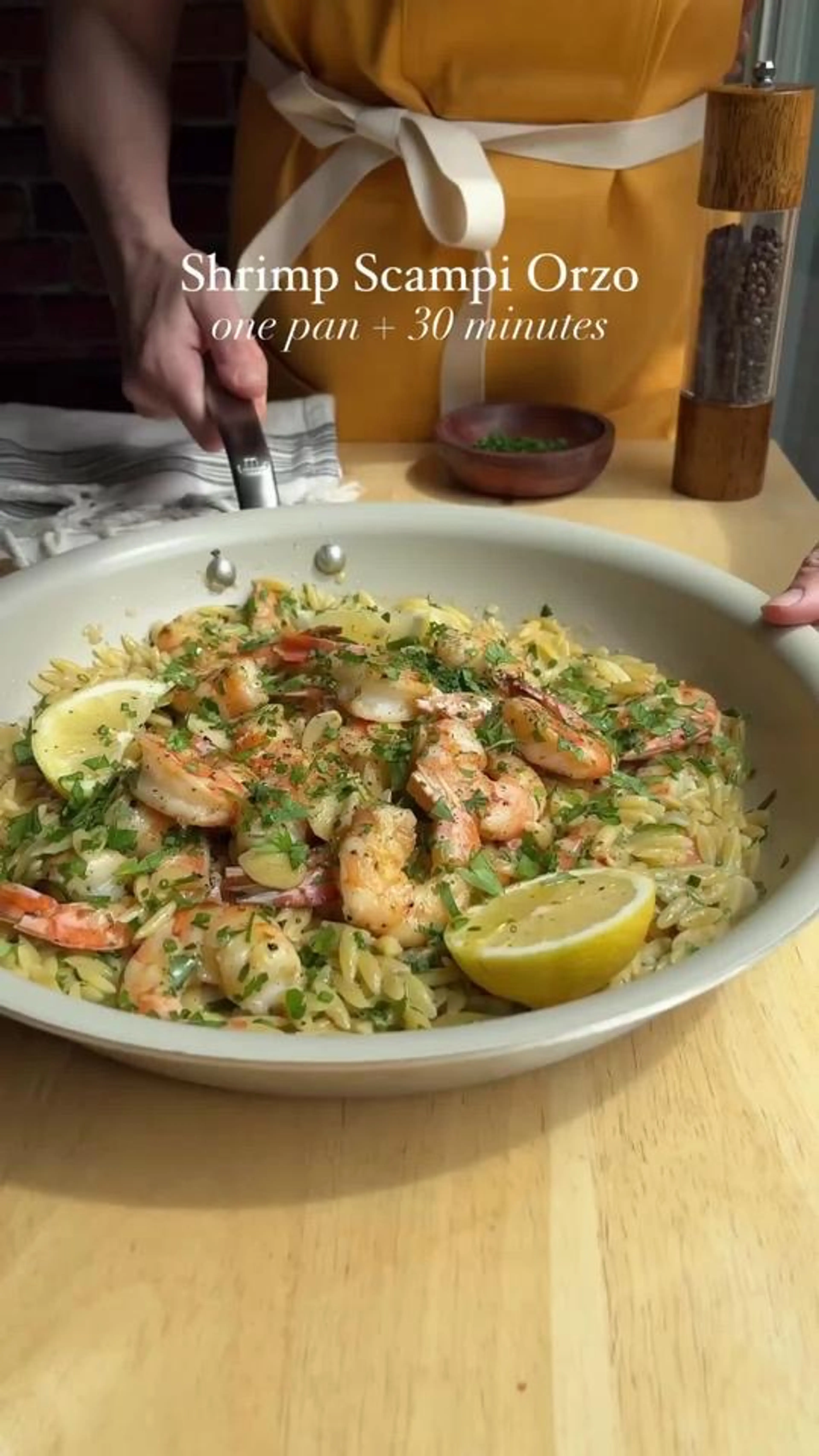 Shrimp Scampi Orzo—the Ultimate 30-minute, One-pan Dinner