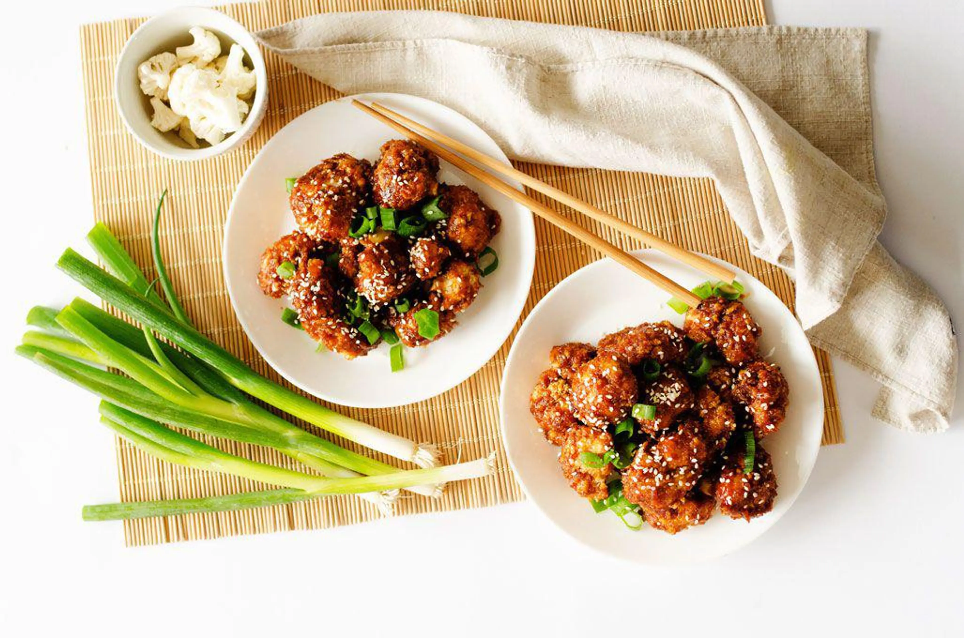 Sticky Garlic Cauliflower