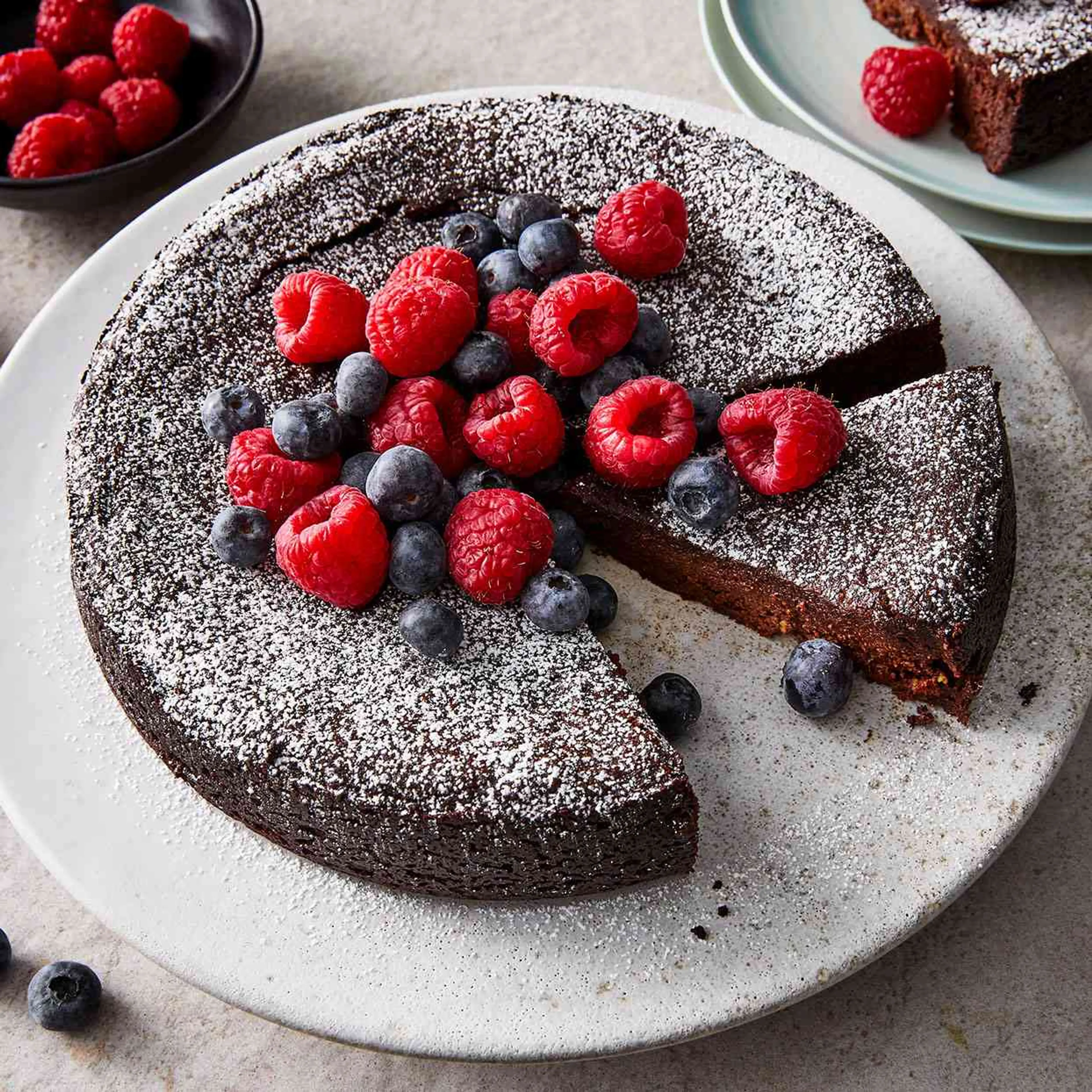 Vegan Flourless Chocolate Cake