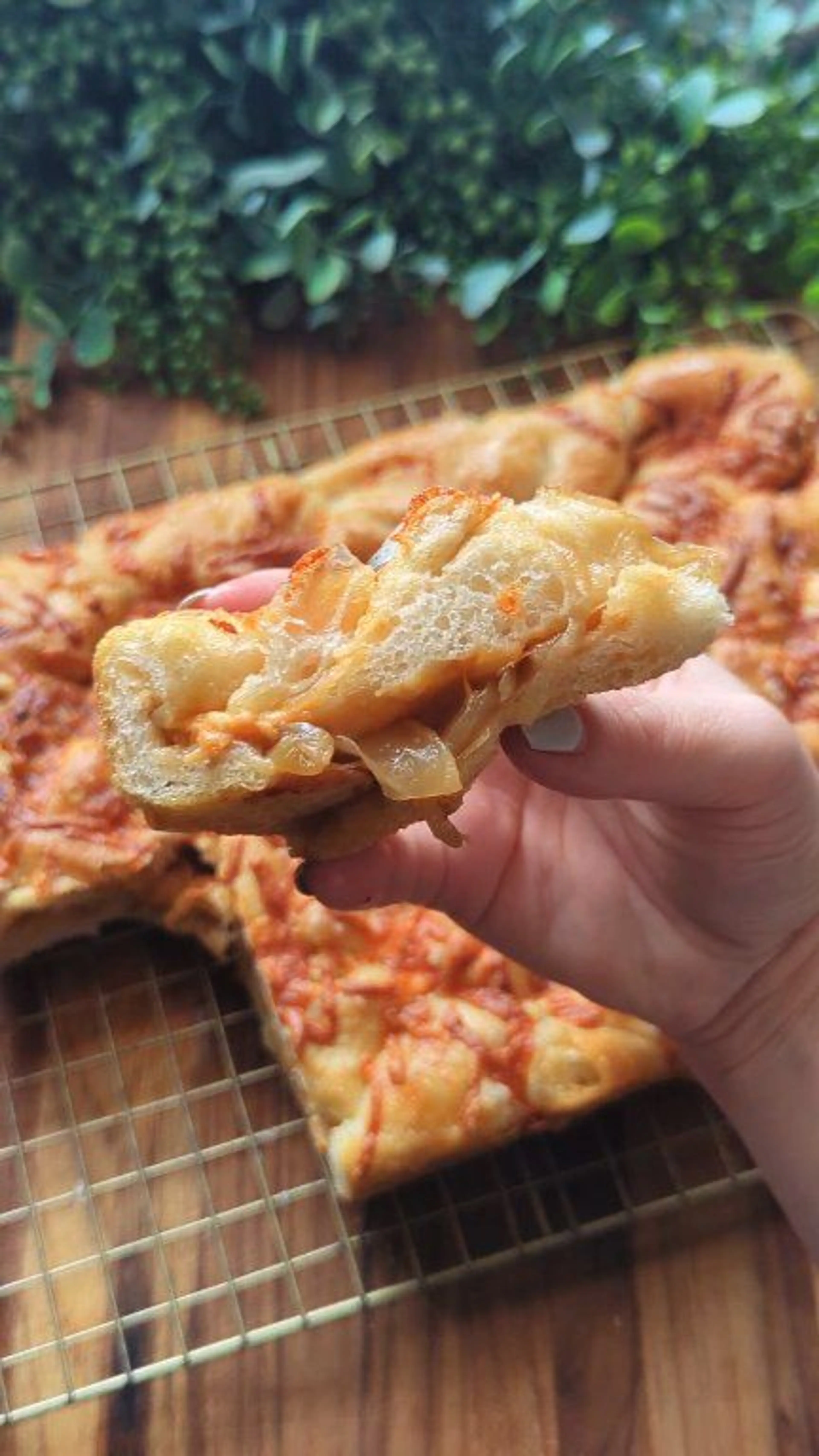 Golden, Cheesy, and Loaded with Slow Caramelized Onions—this