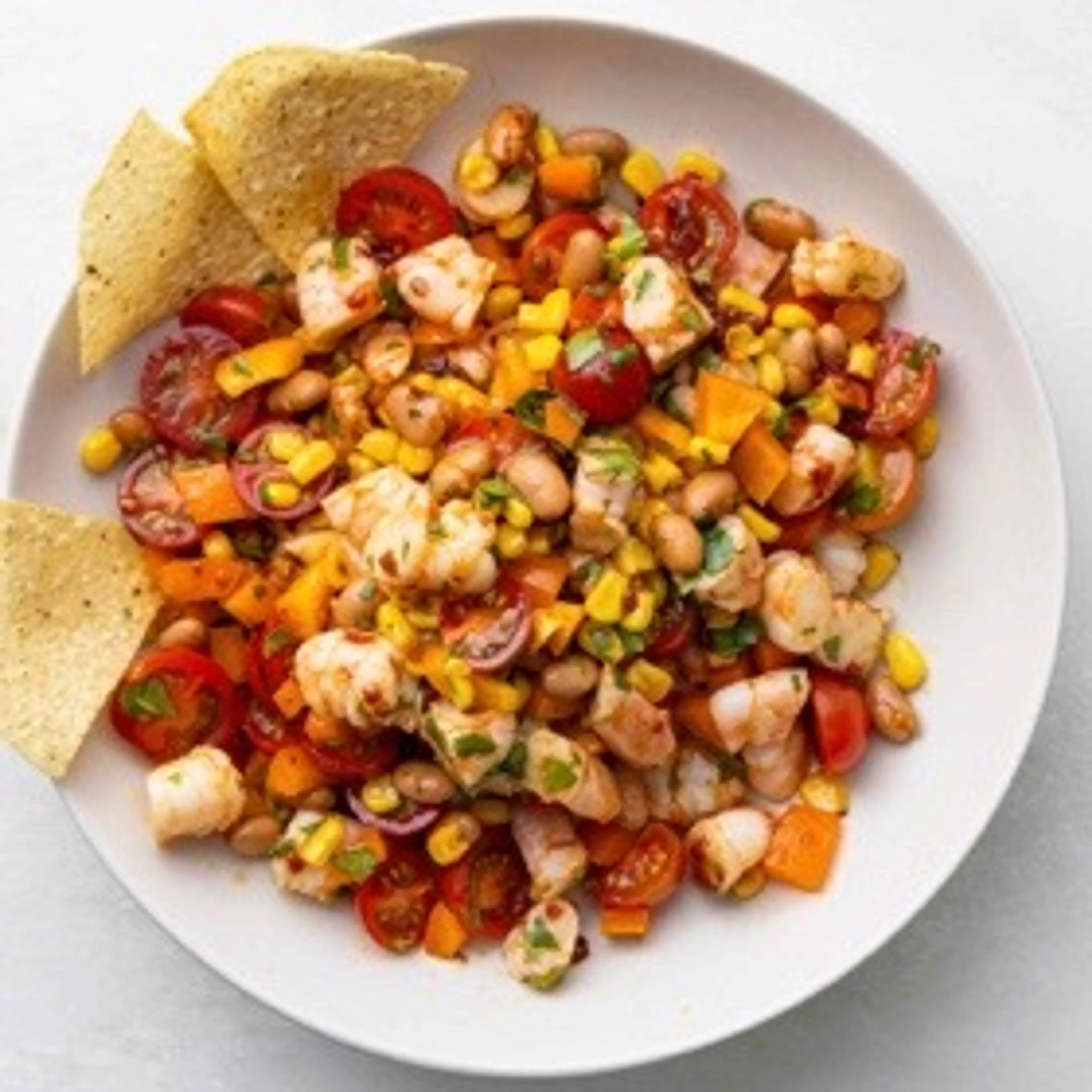 Smoky Shrimp and Bean Salad