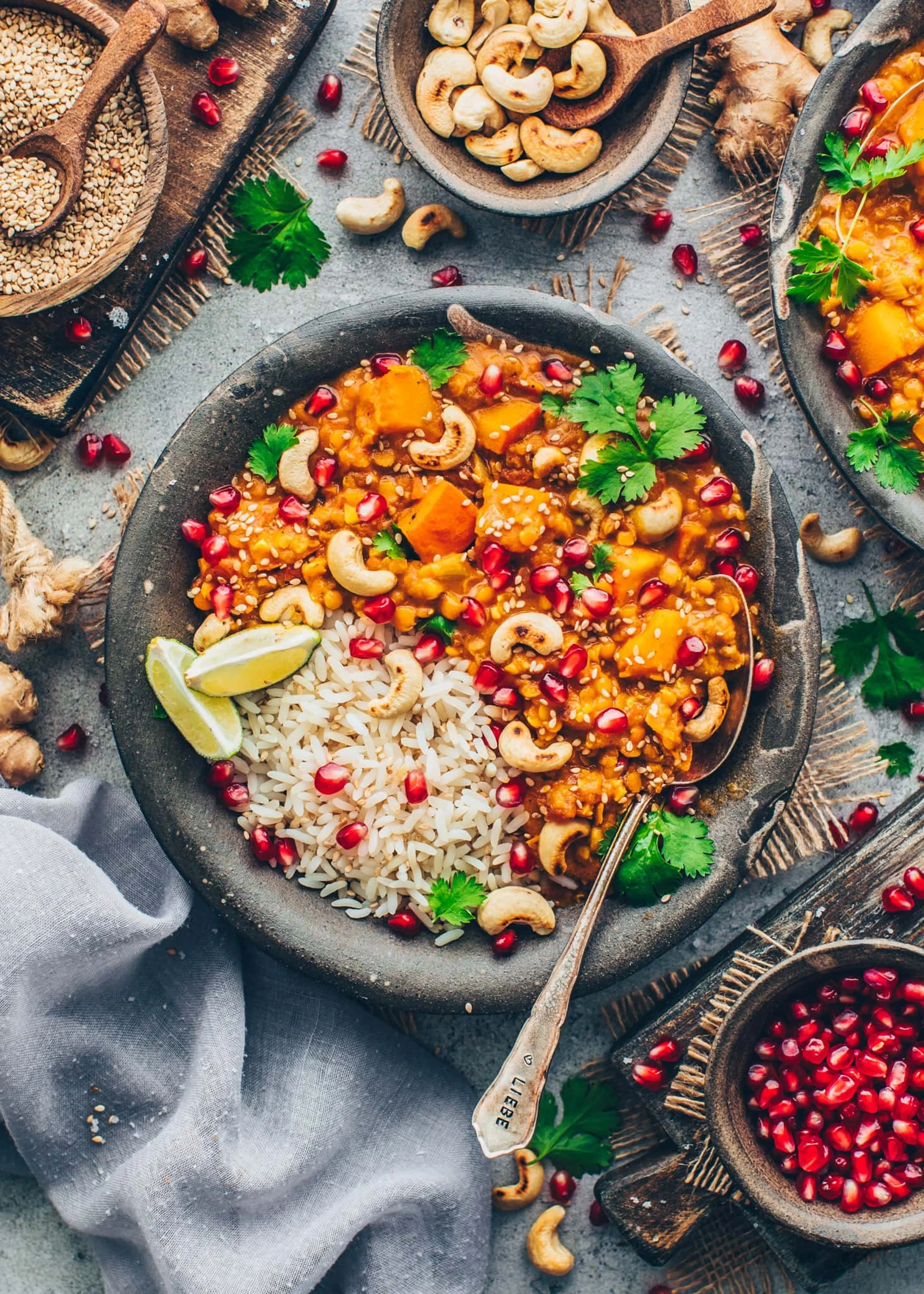 The Best Red Lentil Curry with Pumpkin