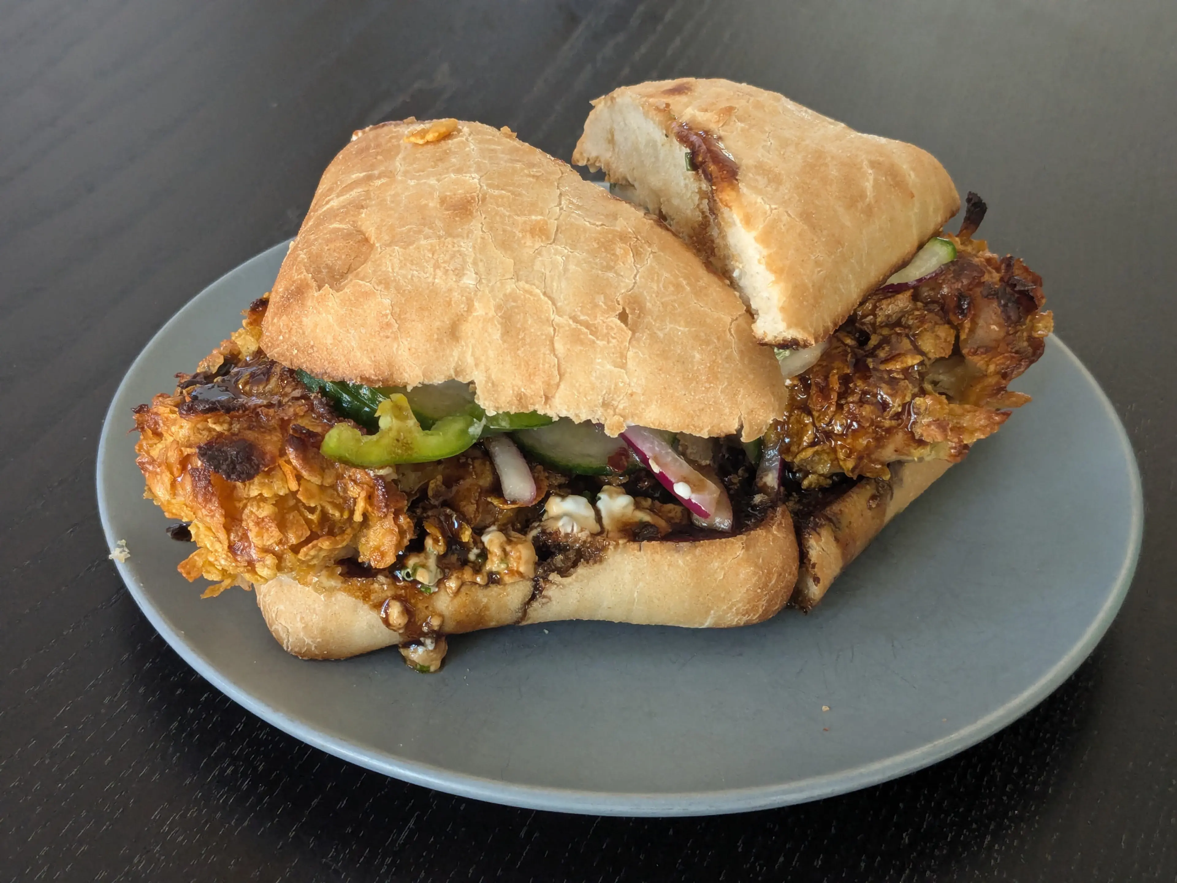 Crispy Lemon Pepper Chicken Sandwich