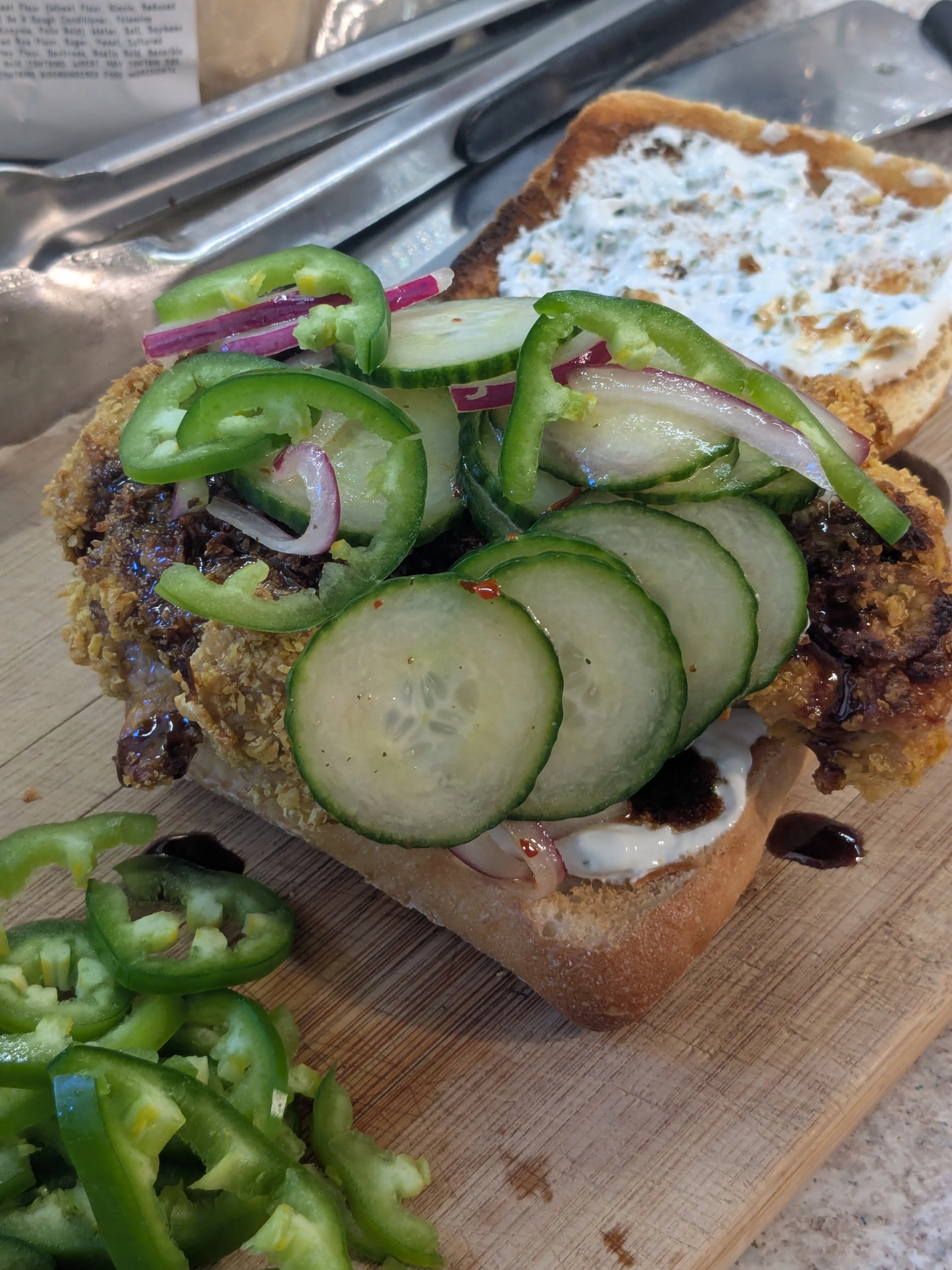 Crispy Lemon Pepper Chicken Sandwich
