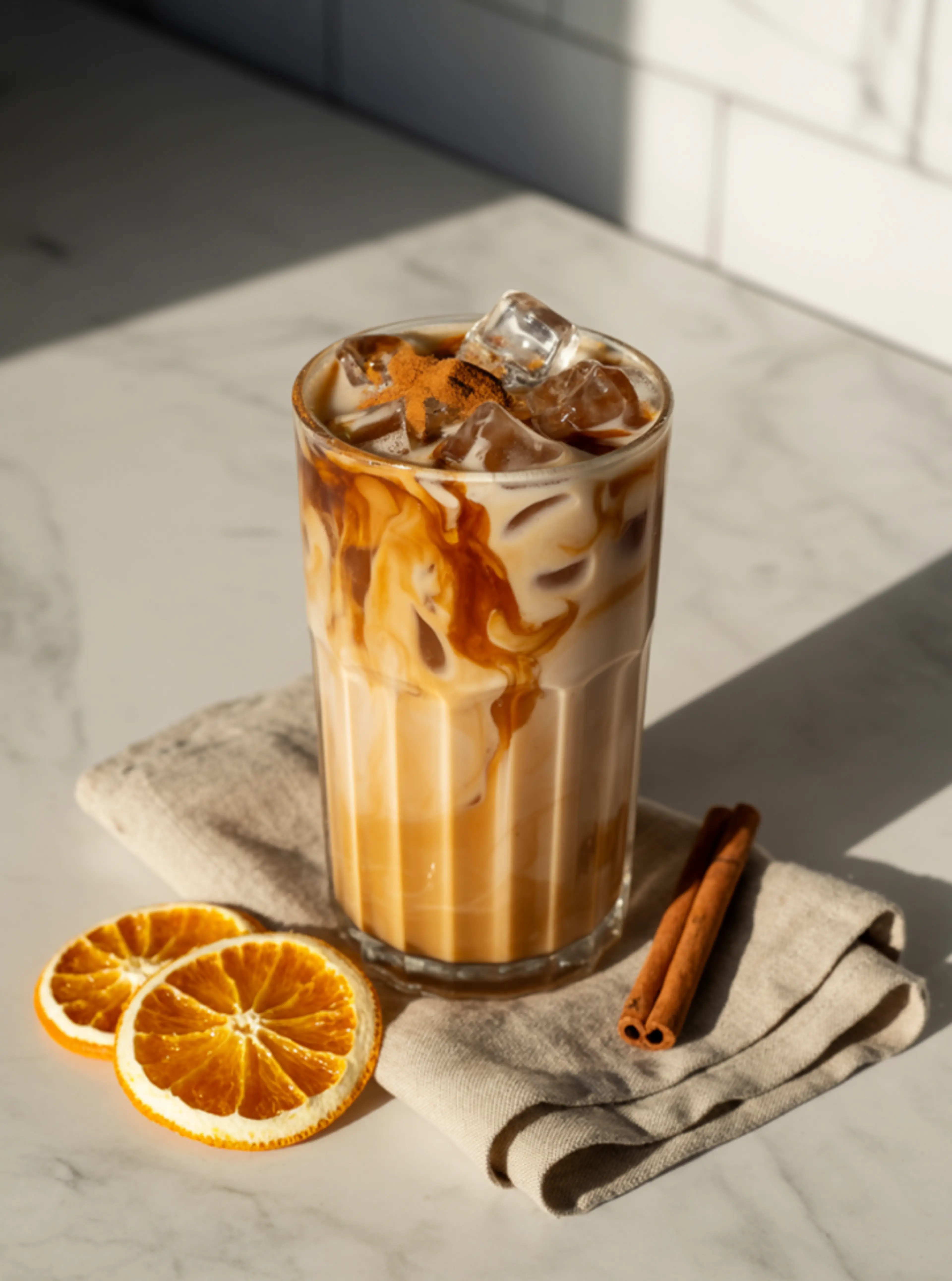 Brown Sugar Cinnamon Iced Latte