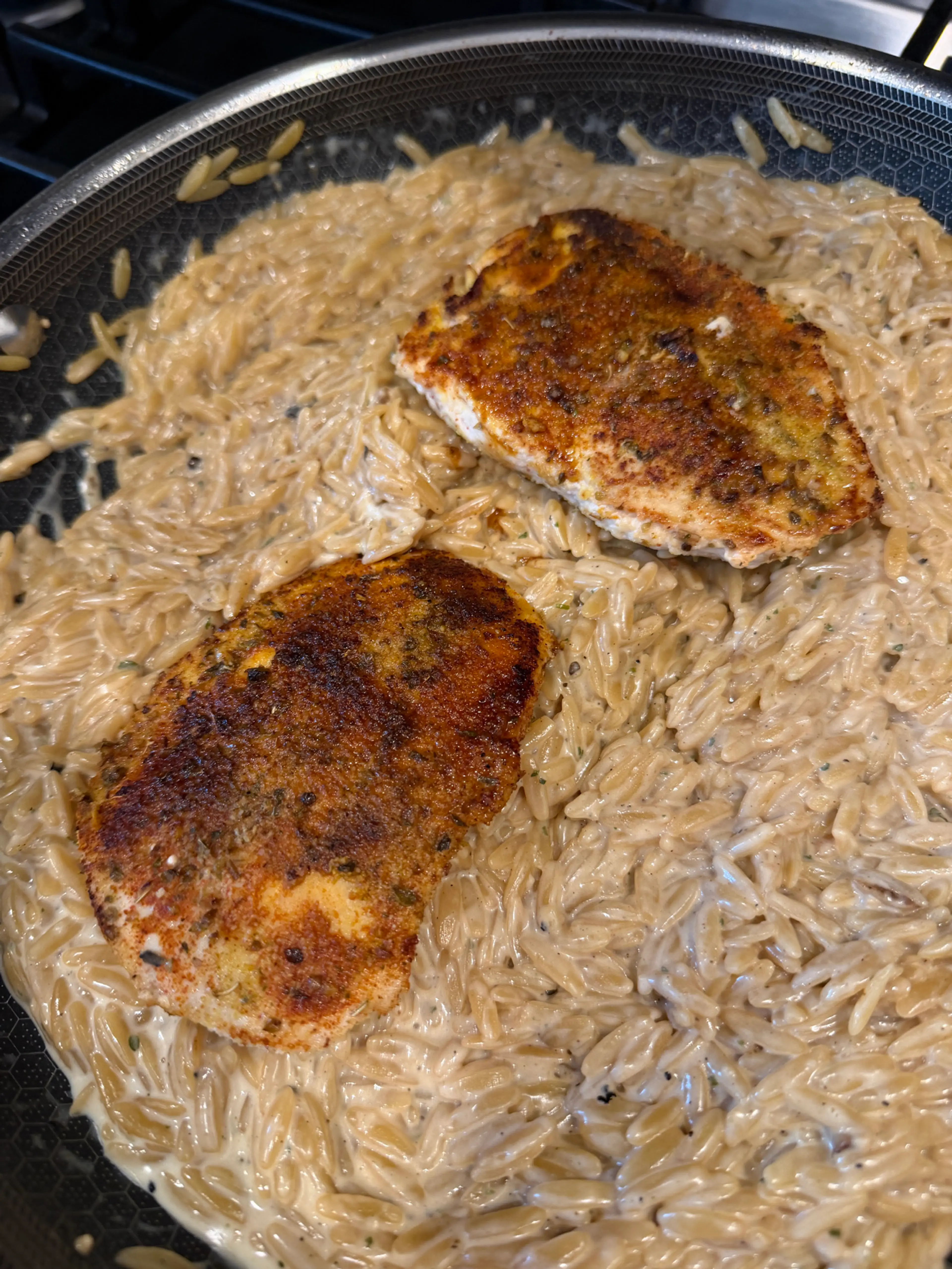 Garlic And Herb Chicken Orzo
