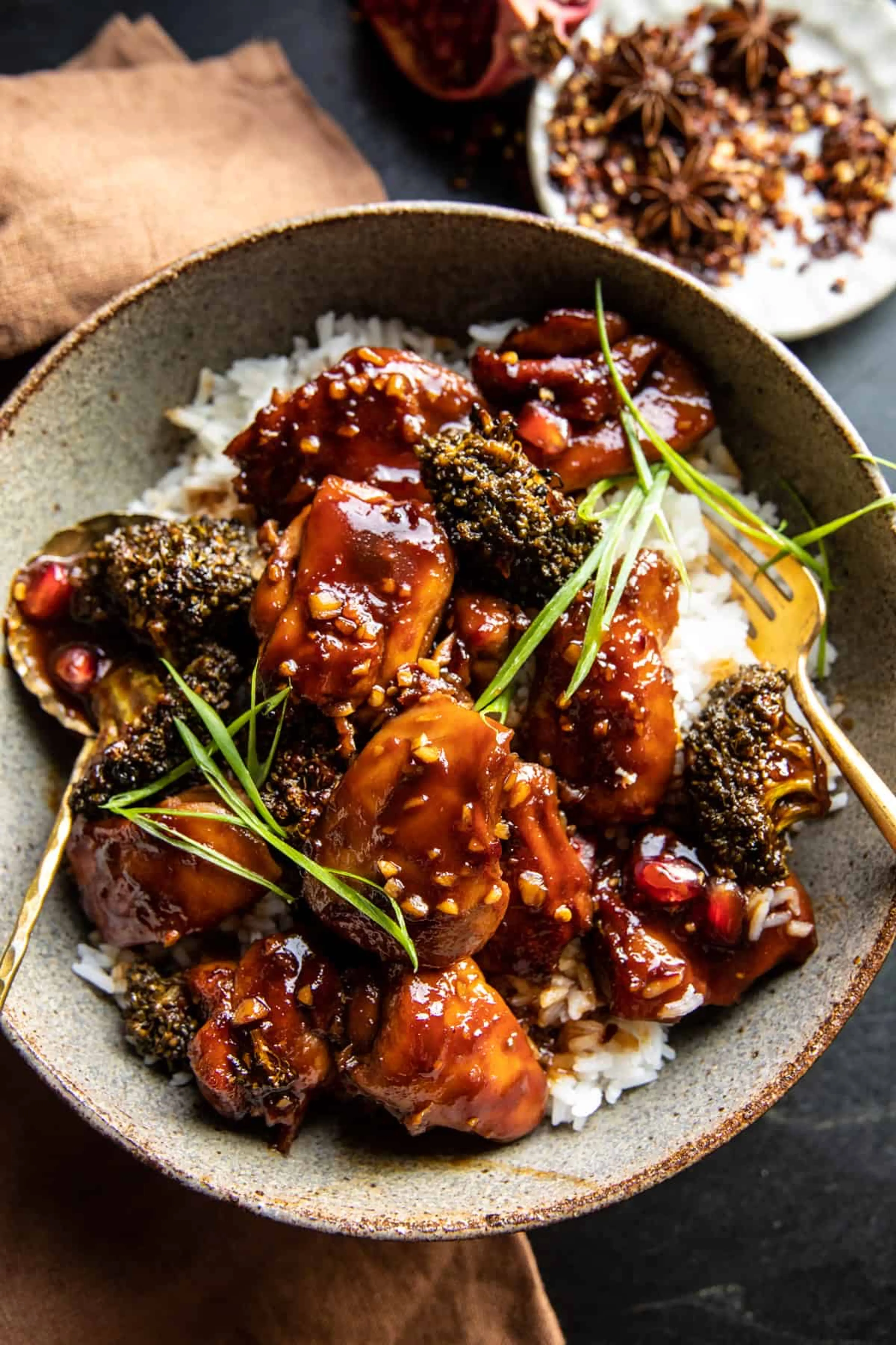 Sheet Pan Sticky Ginger Soy Chicken and Broccoli