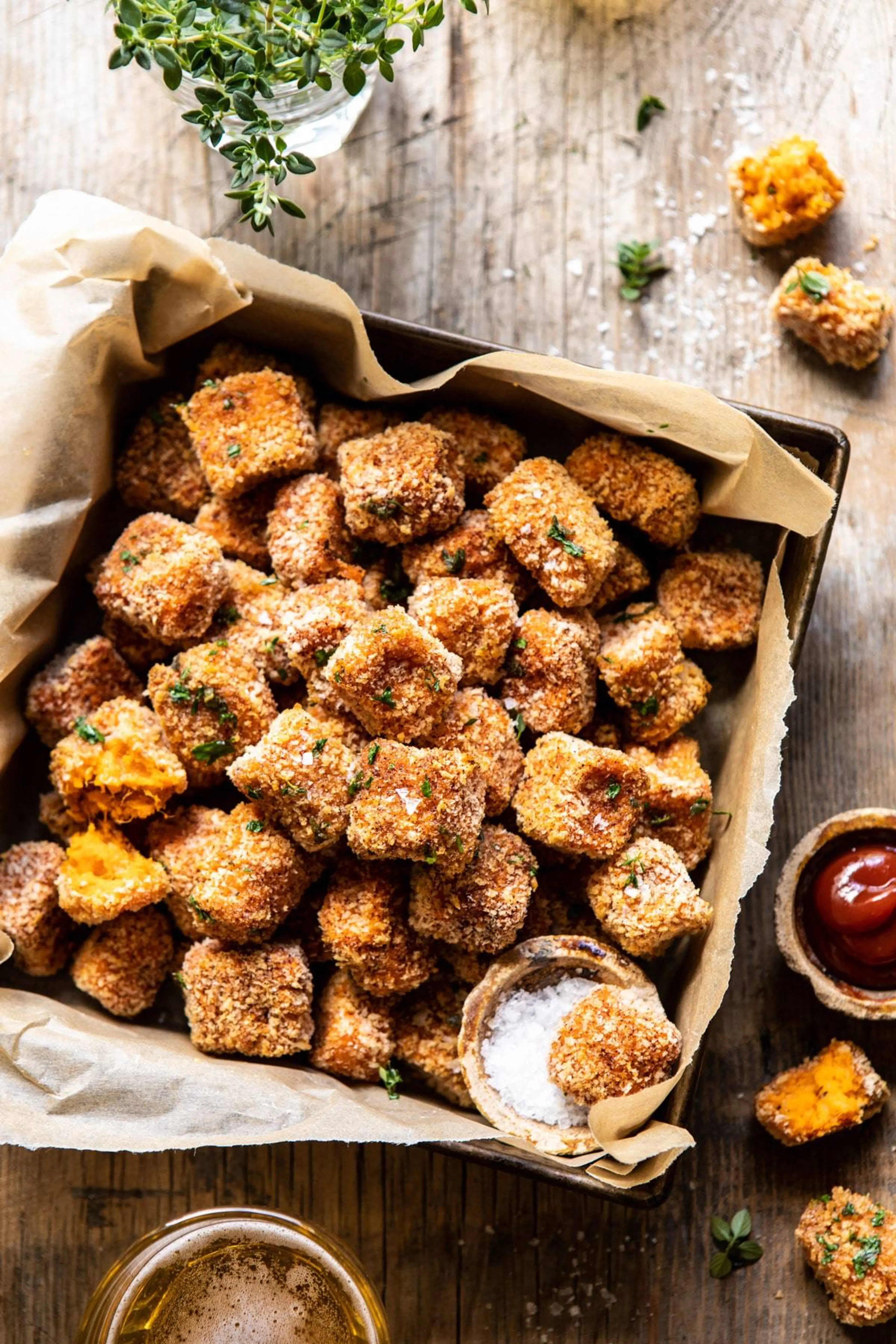 Sweet Potato Parmesan Tater Tots.