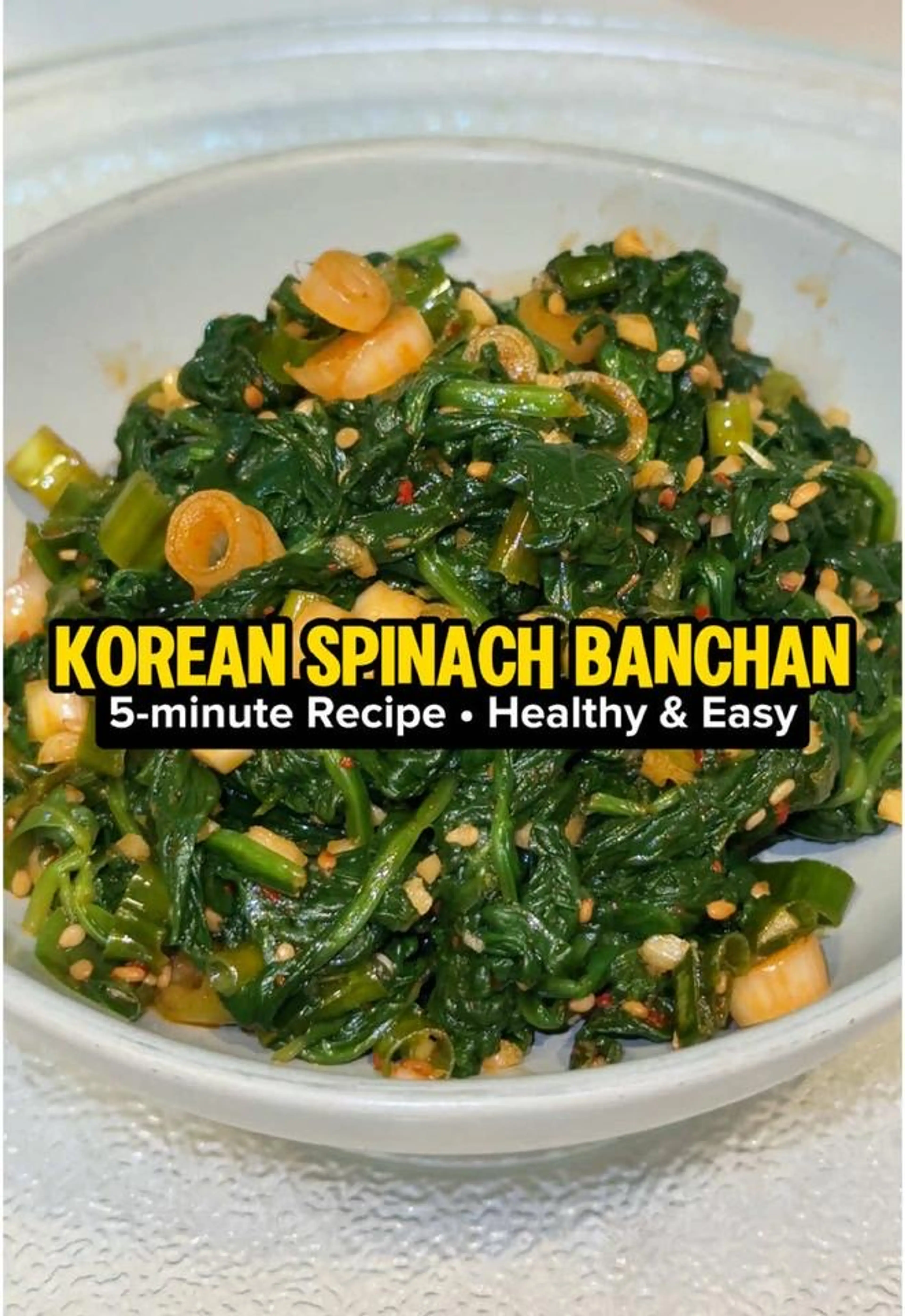 Korean Spinach Salad