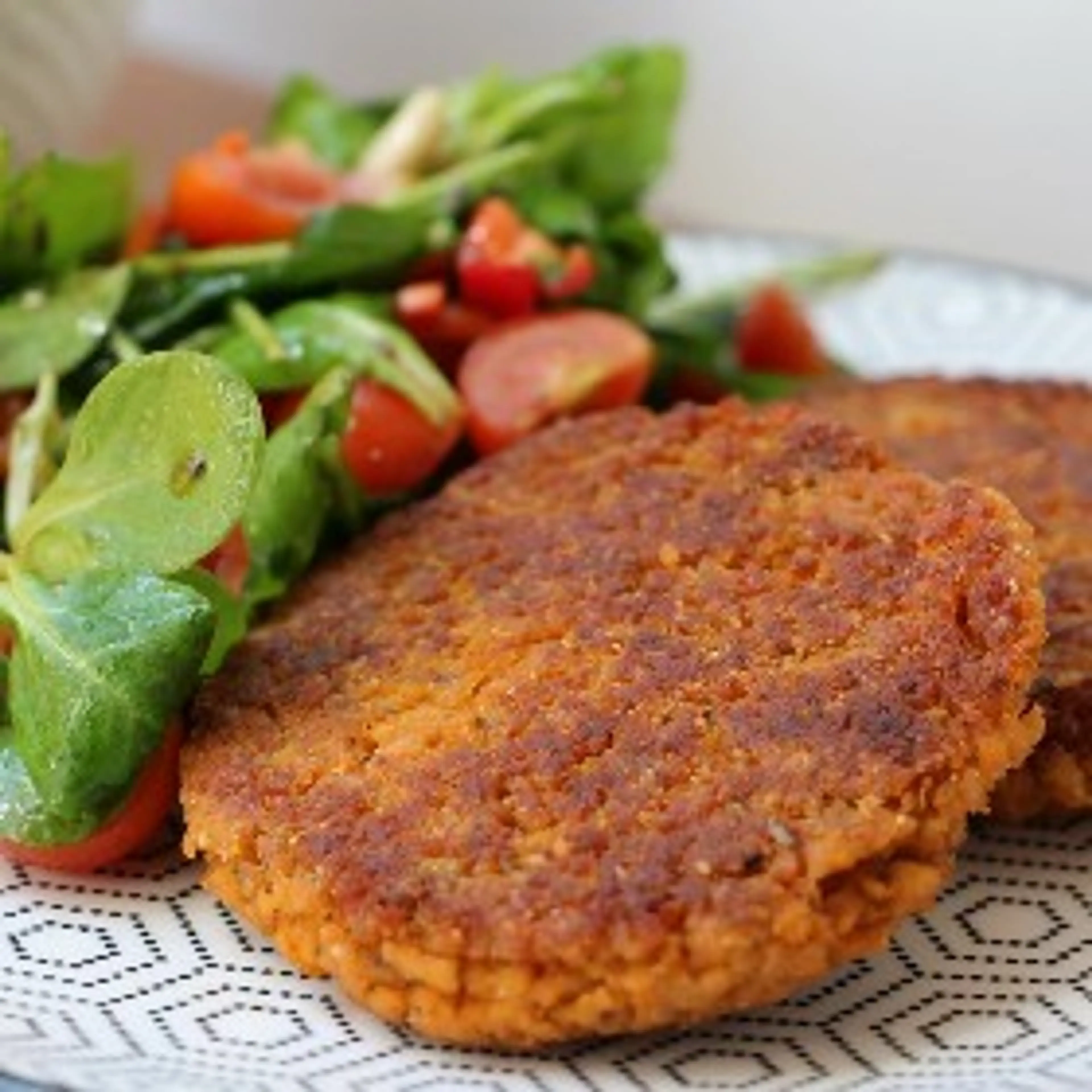 Burgers de protéines de soja
