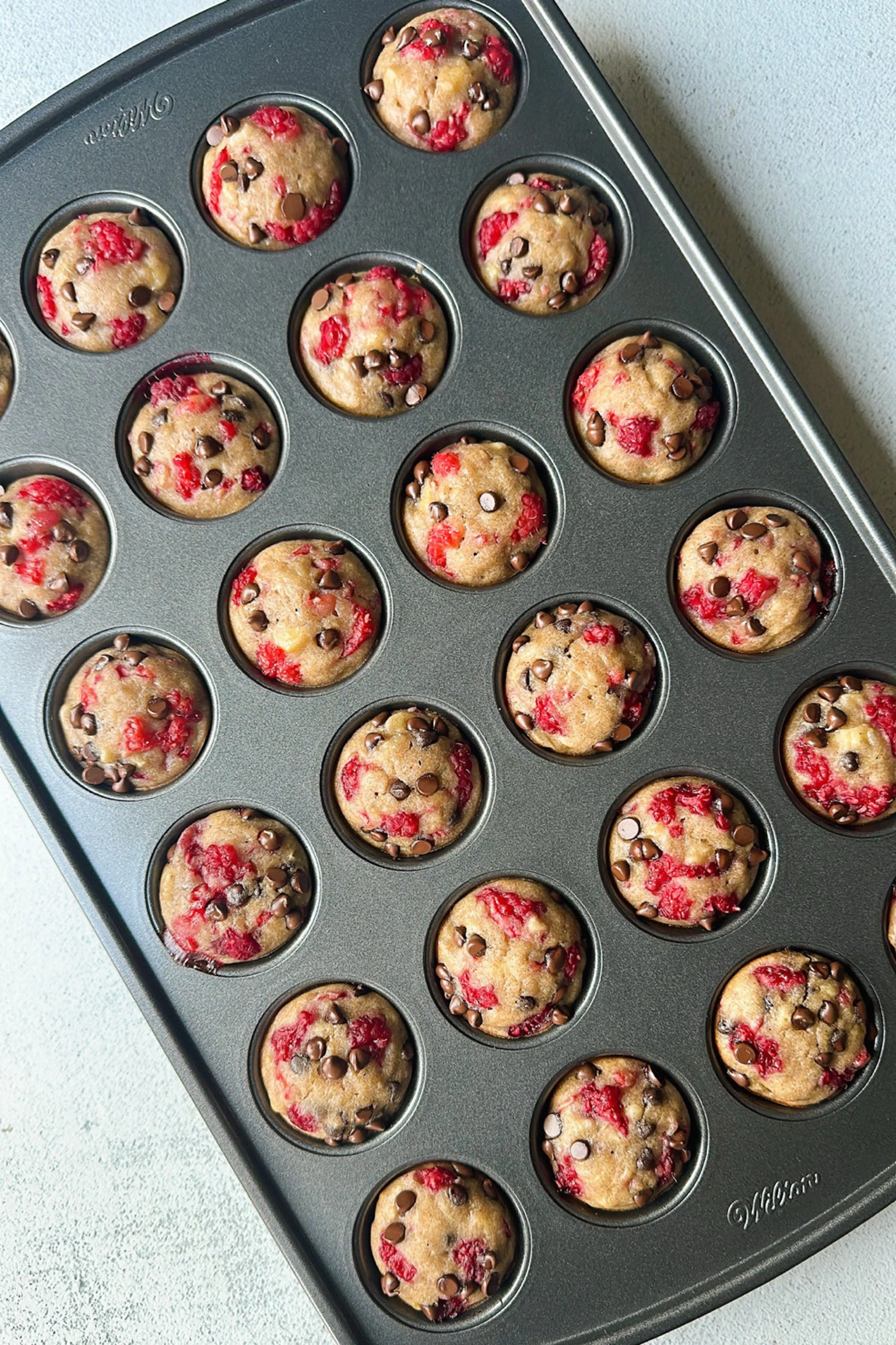 Raspberry Banana Muffins