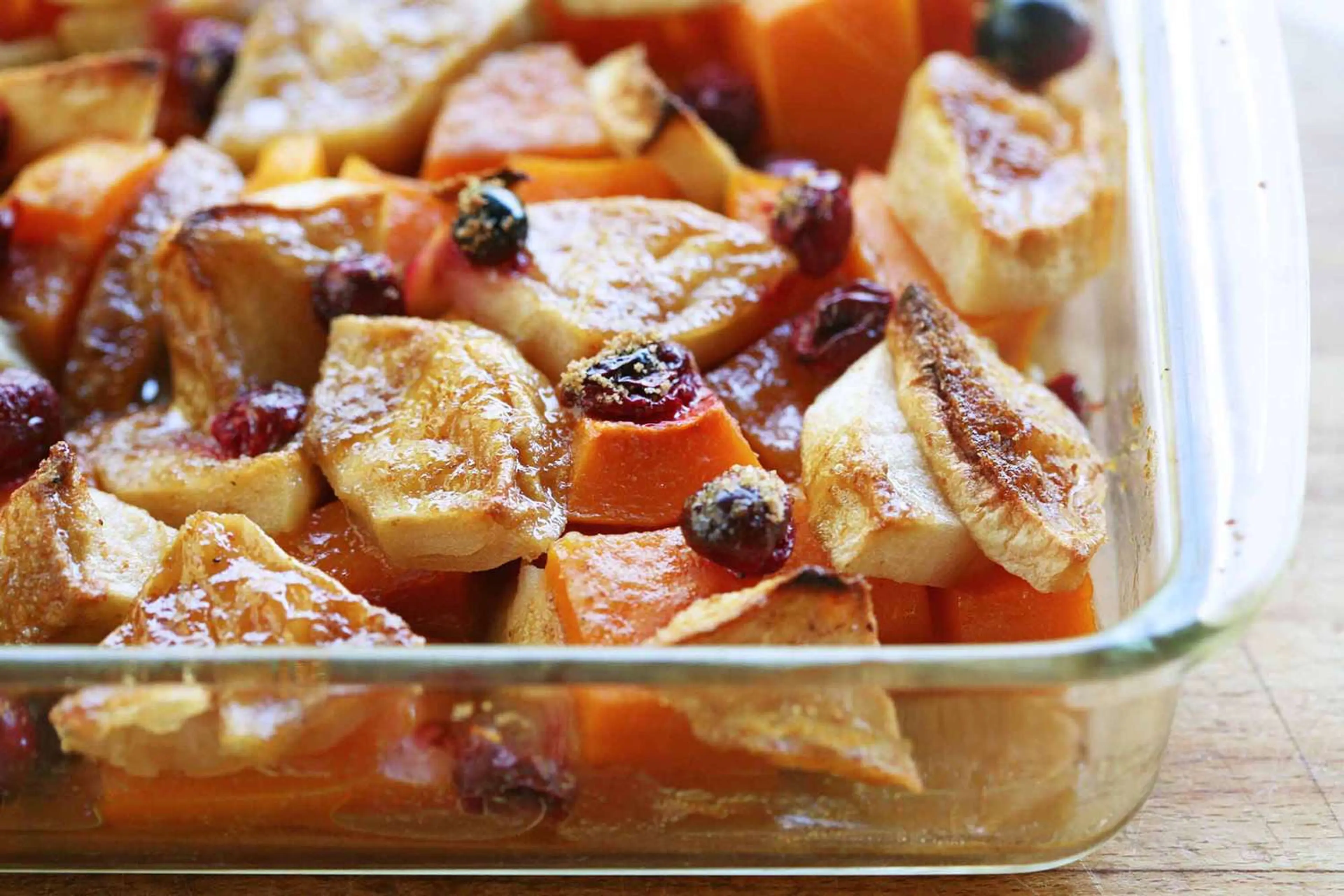 Butternut Squash Apple Cranberry Bake