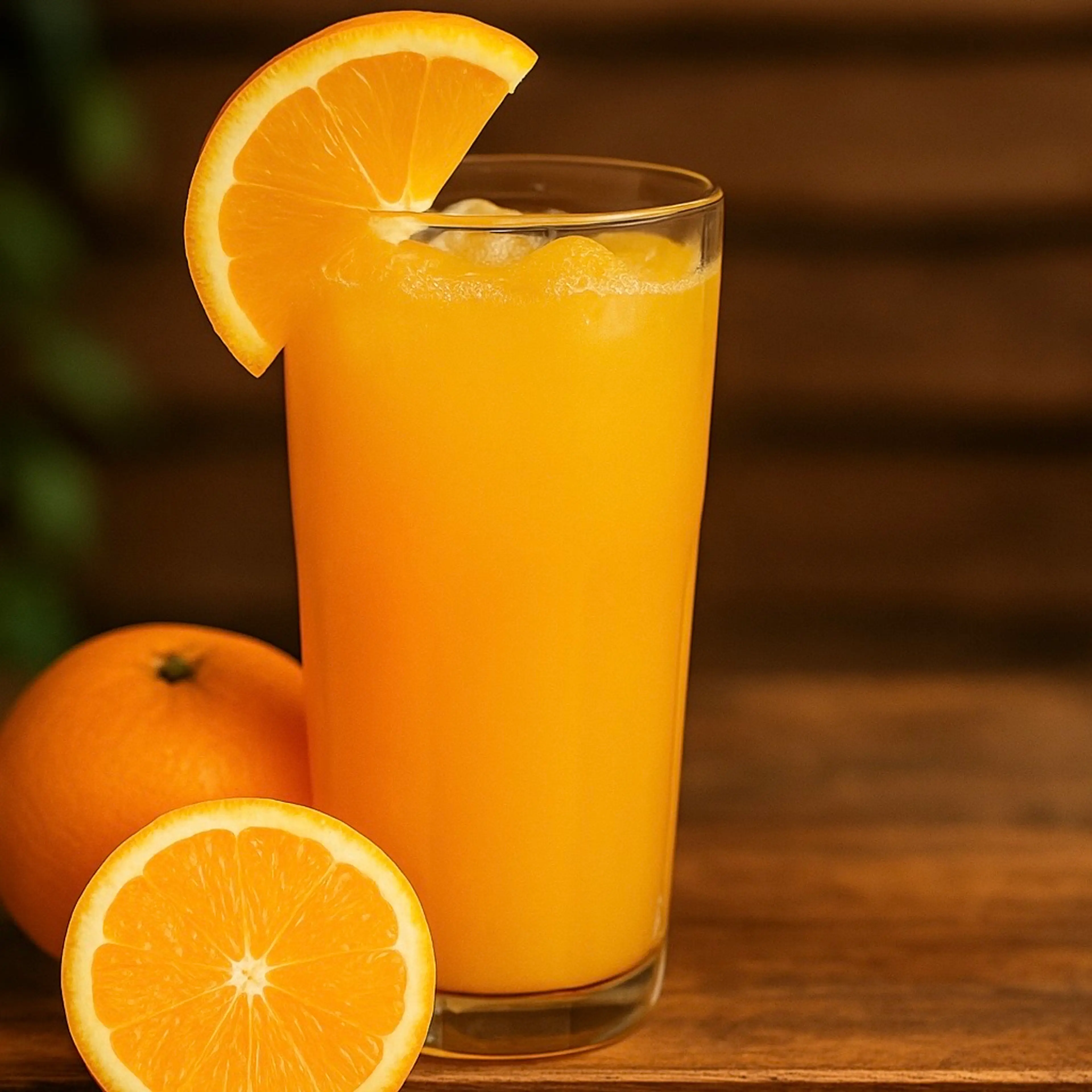 น้ำส้มคั้นสด