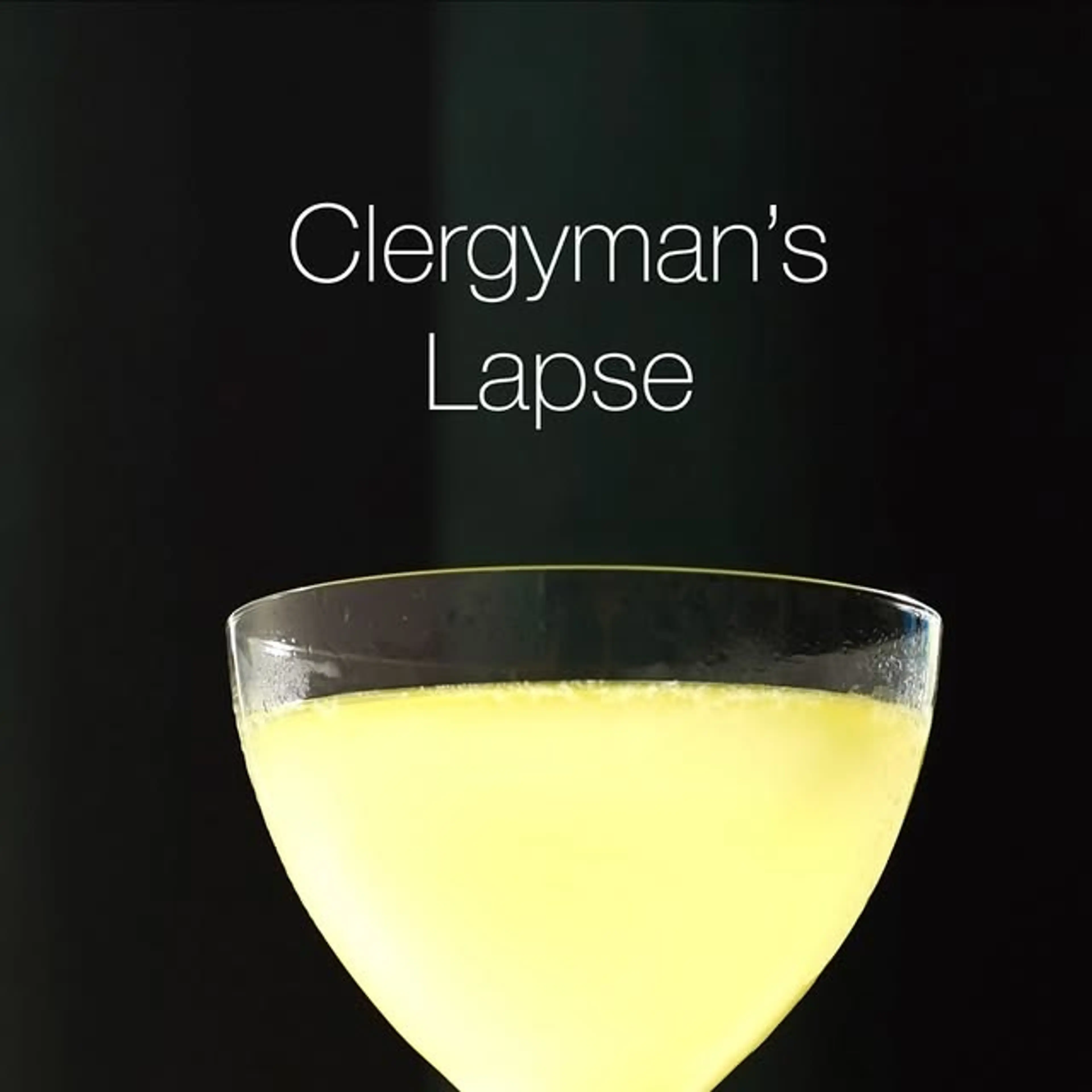 Clergyman’s Lapse