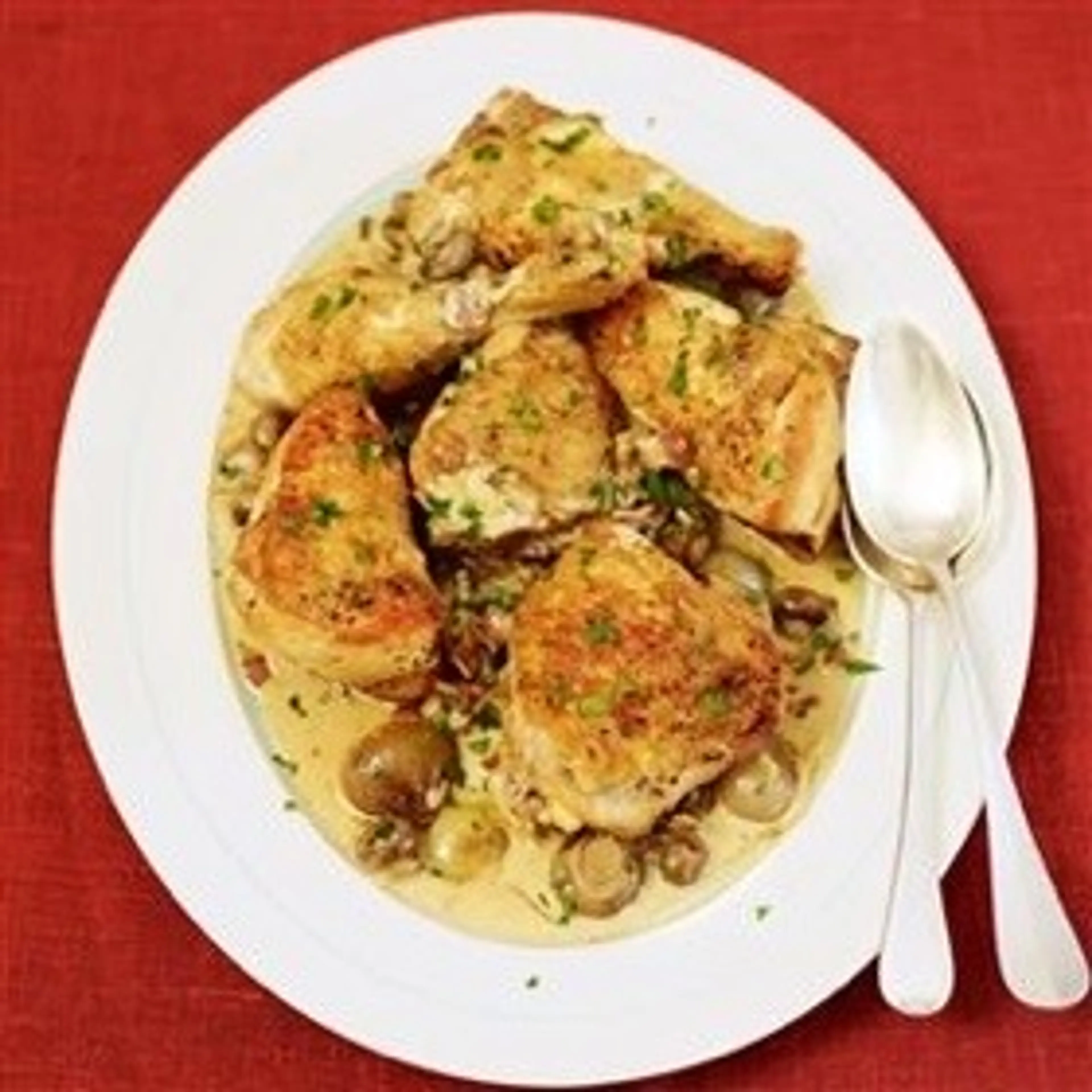 Creamy pot-roast chicken recipe