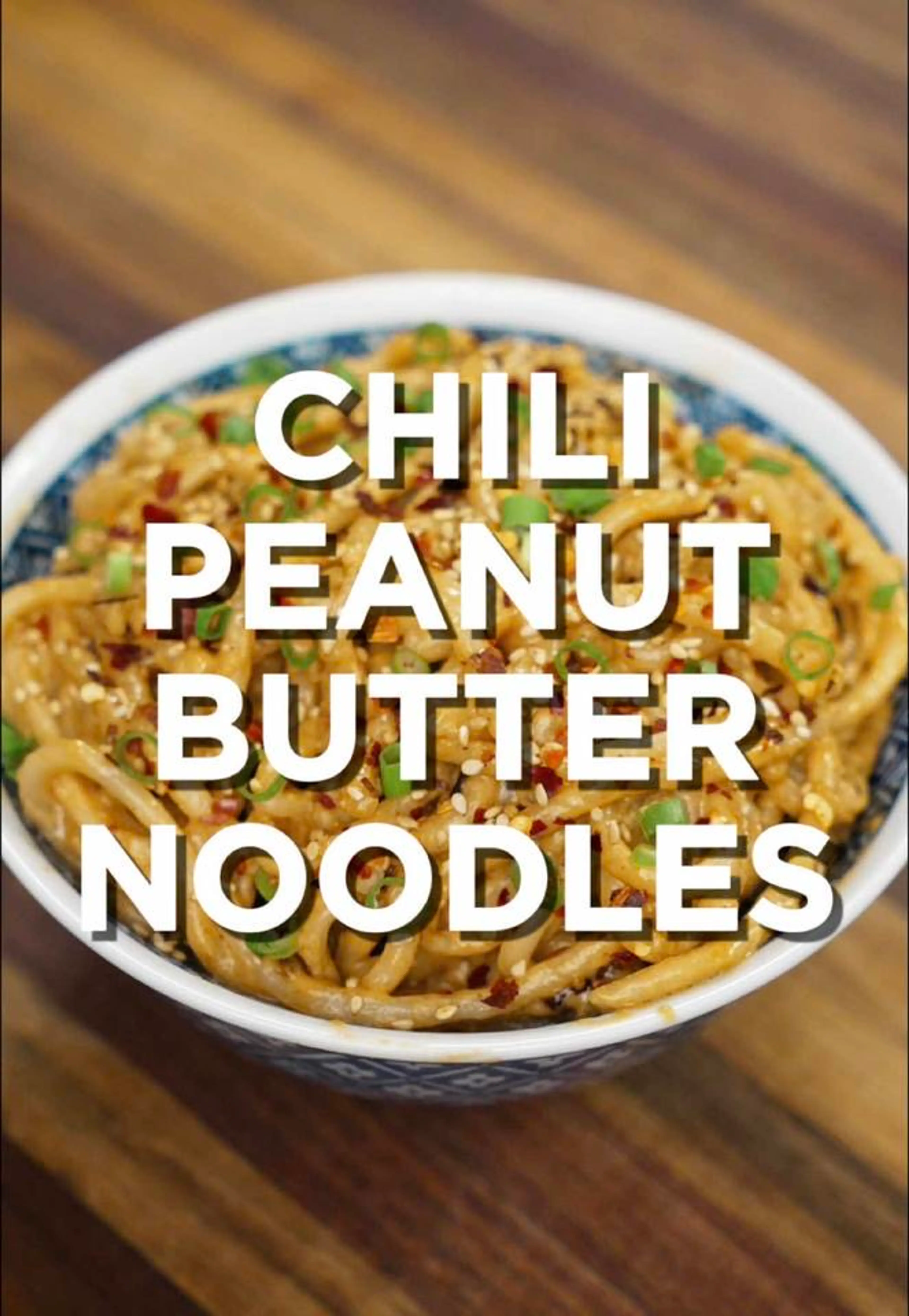 Peanut Butter Noodles but with  Extra Chili Never Hurt Anybo