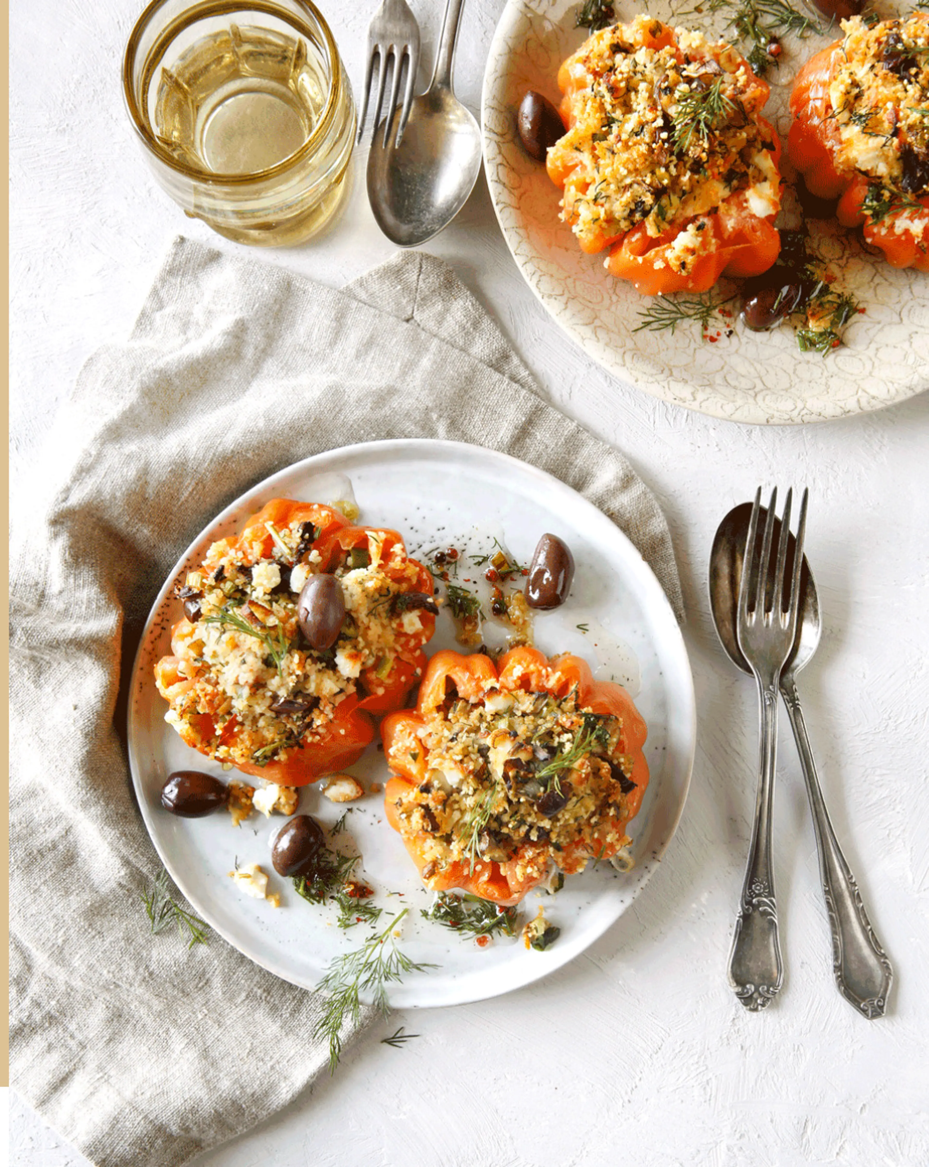 Gevulde tomaten met kruidige couscous & geitenkaas