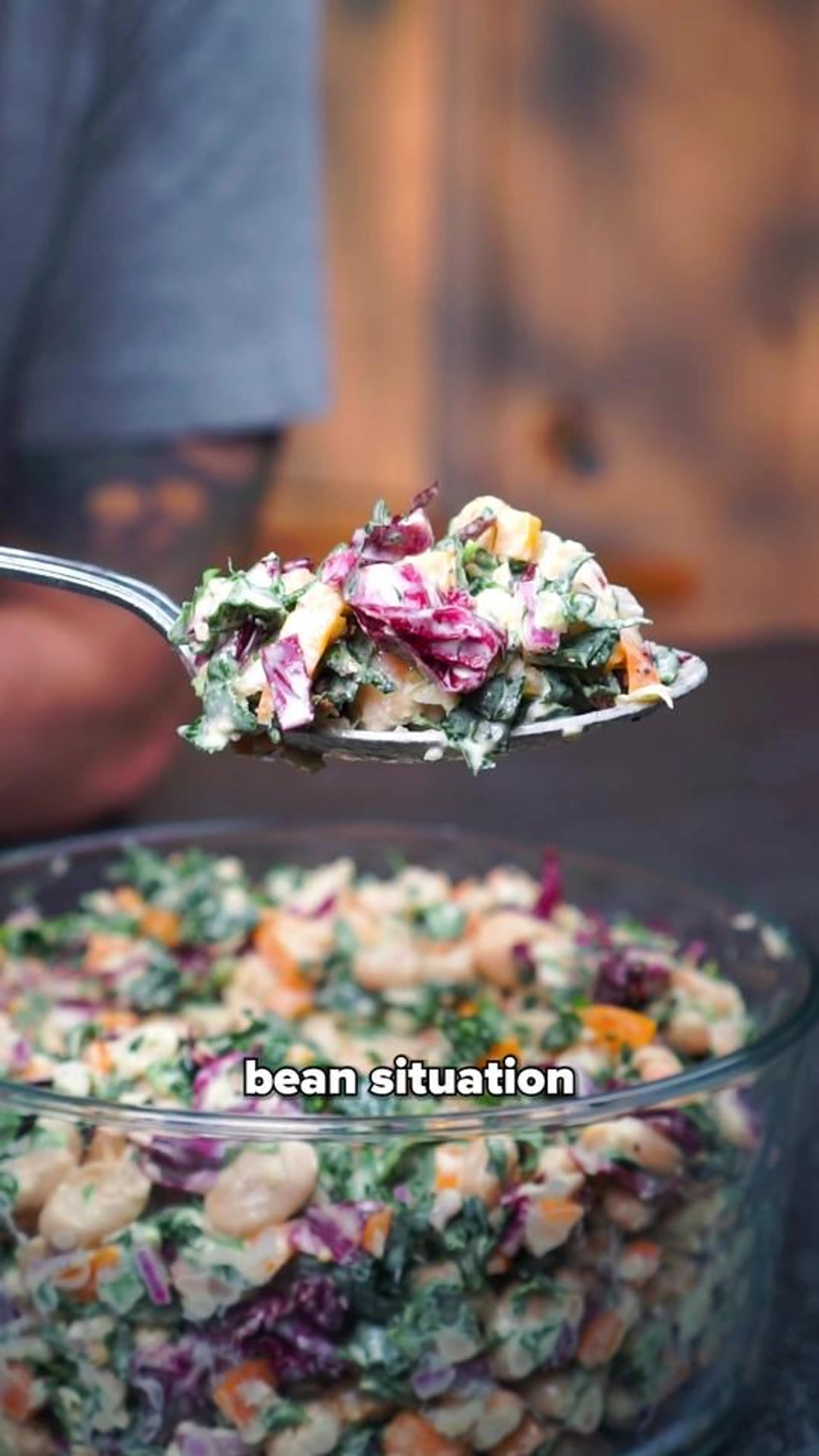 Kale & White Bean Caesar Salad