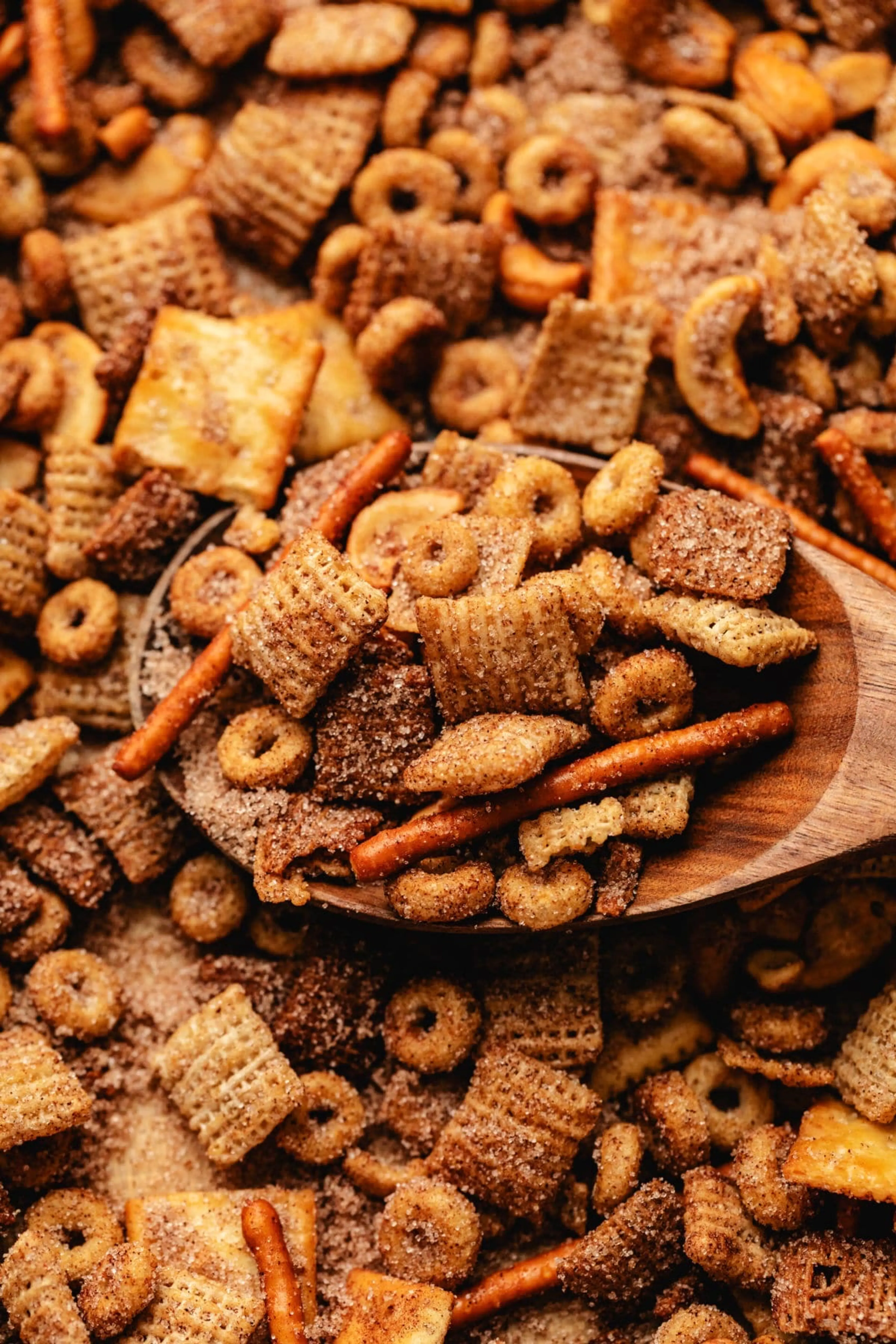 Cinnamon Sugar Sweet and Salty Chex Mix