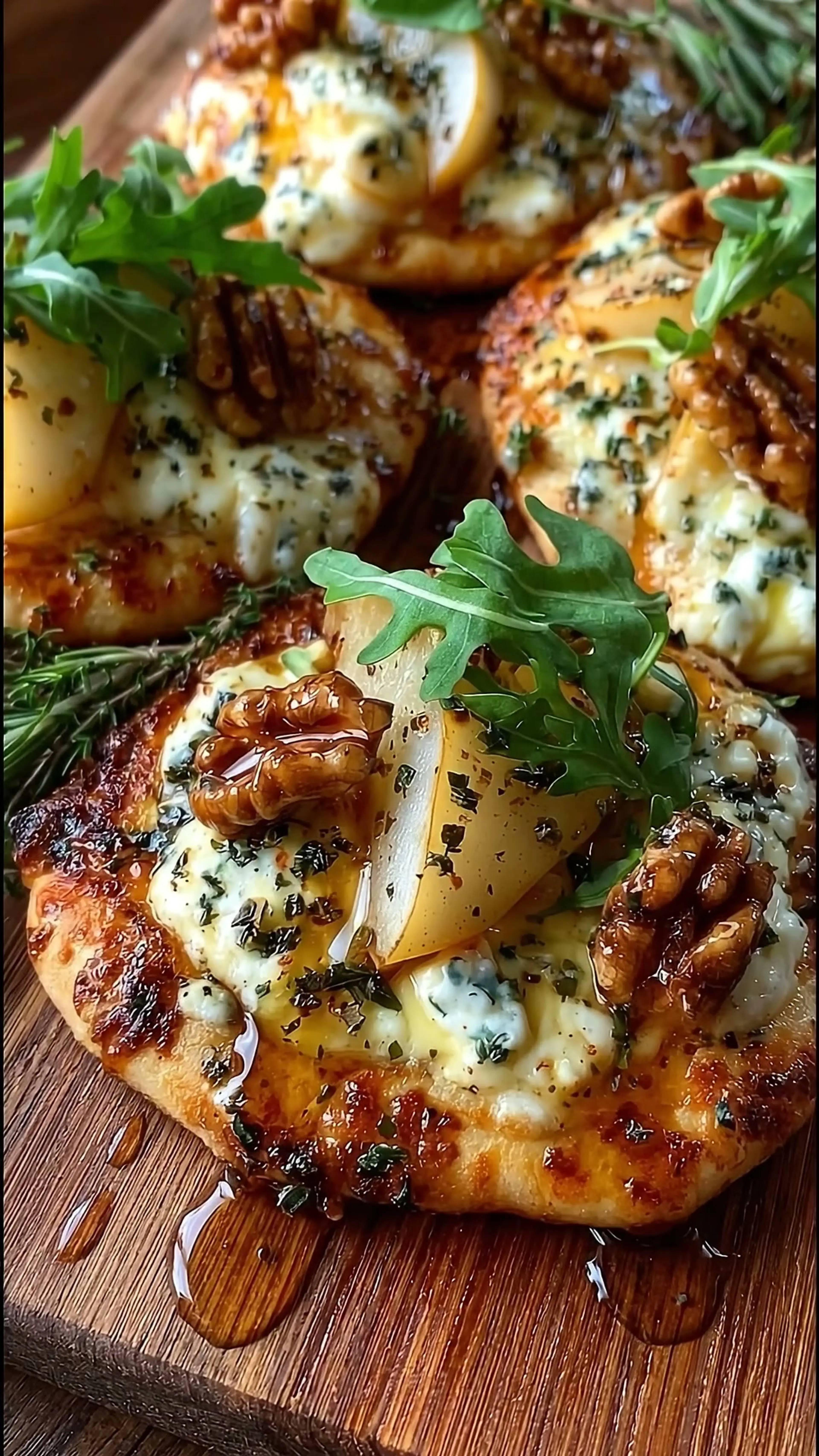 Pear, Gorgonzola & Walnut Flatbread
