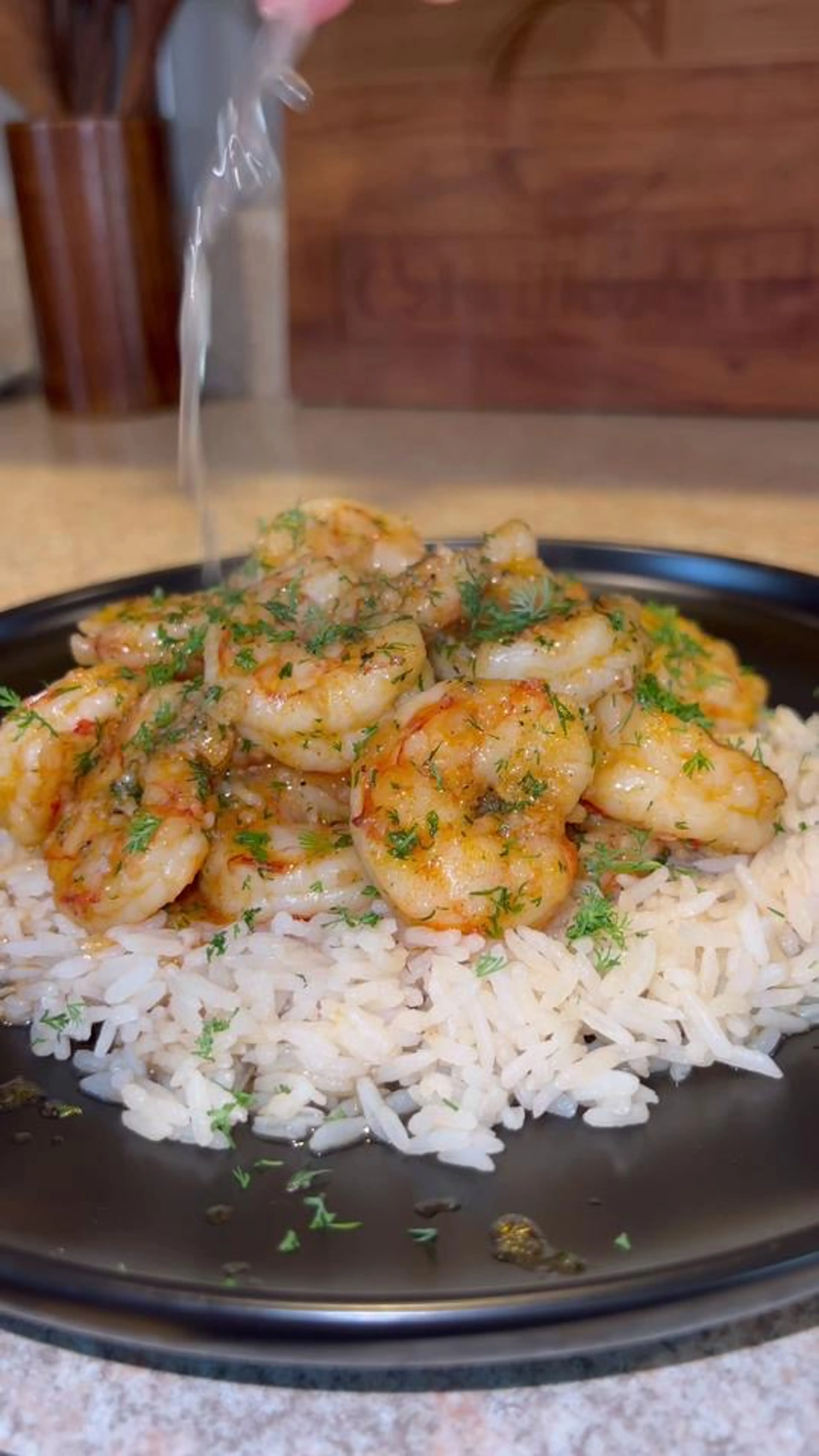 Lemon Garlic Dill Shrimp