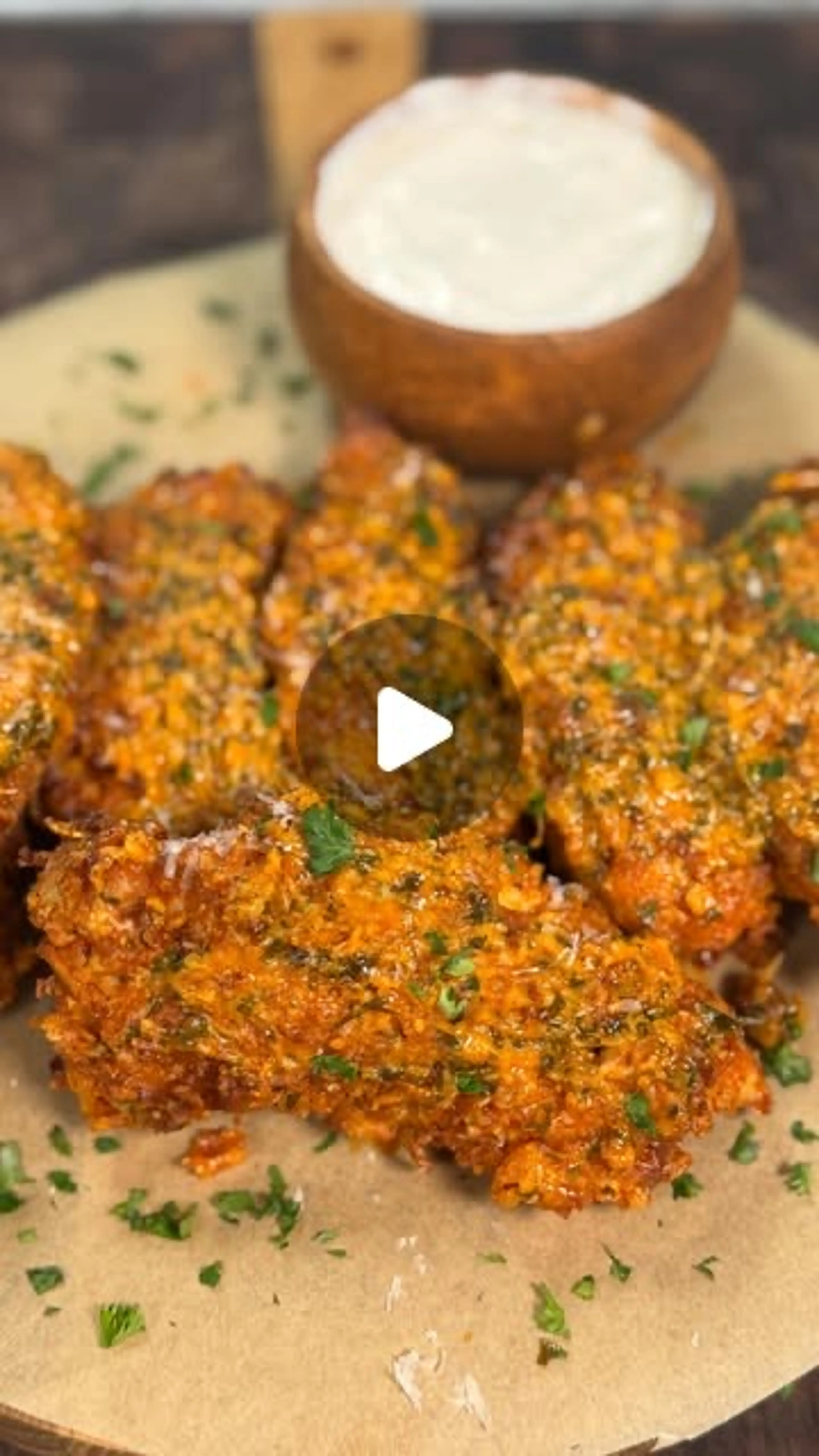 Buffalo Garlic Parmesan Chicken Tenders