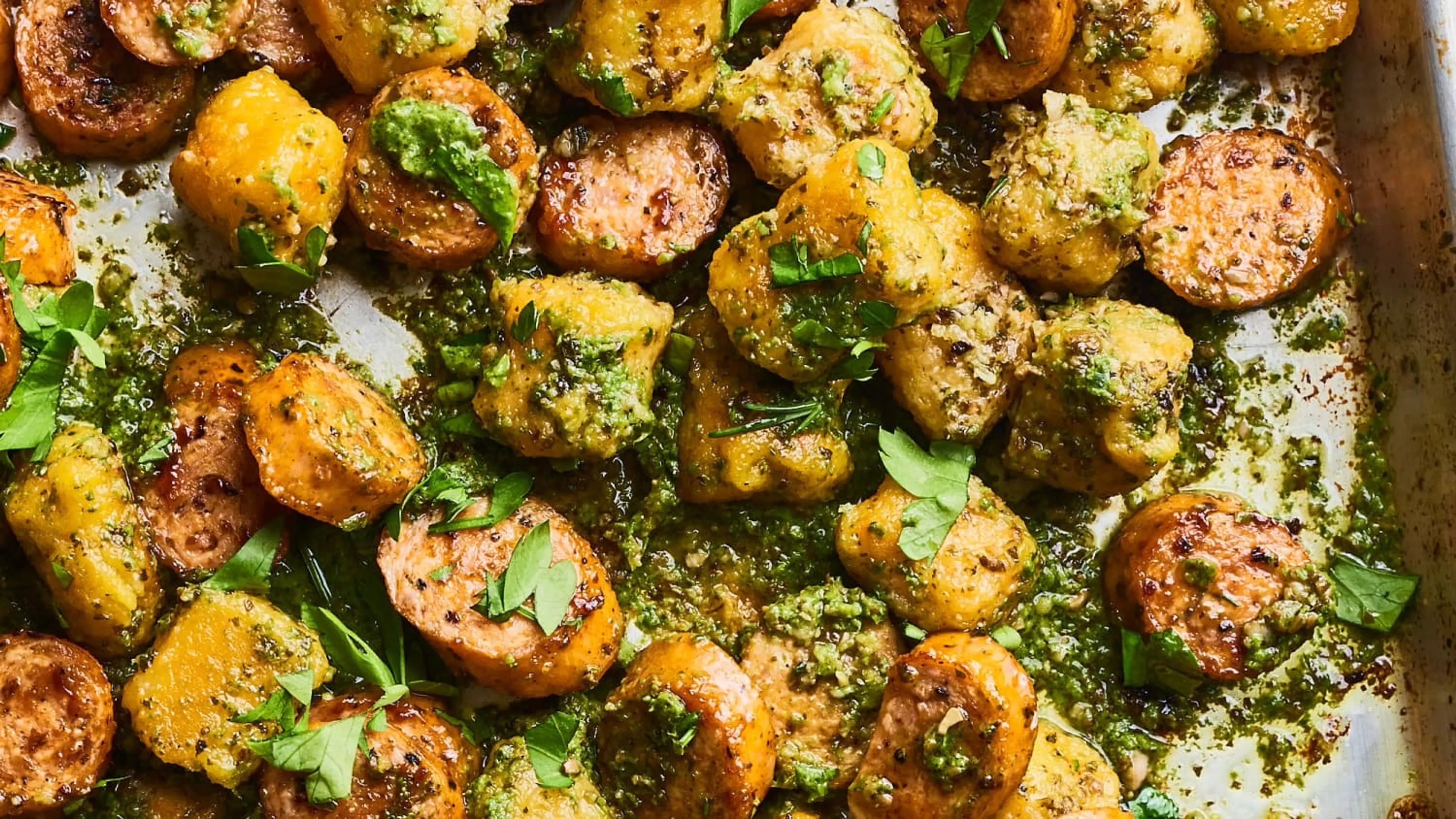 Trader Joe’s Sausage & Sweet Potato Gnocchi