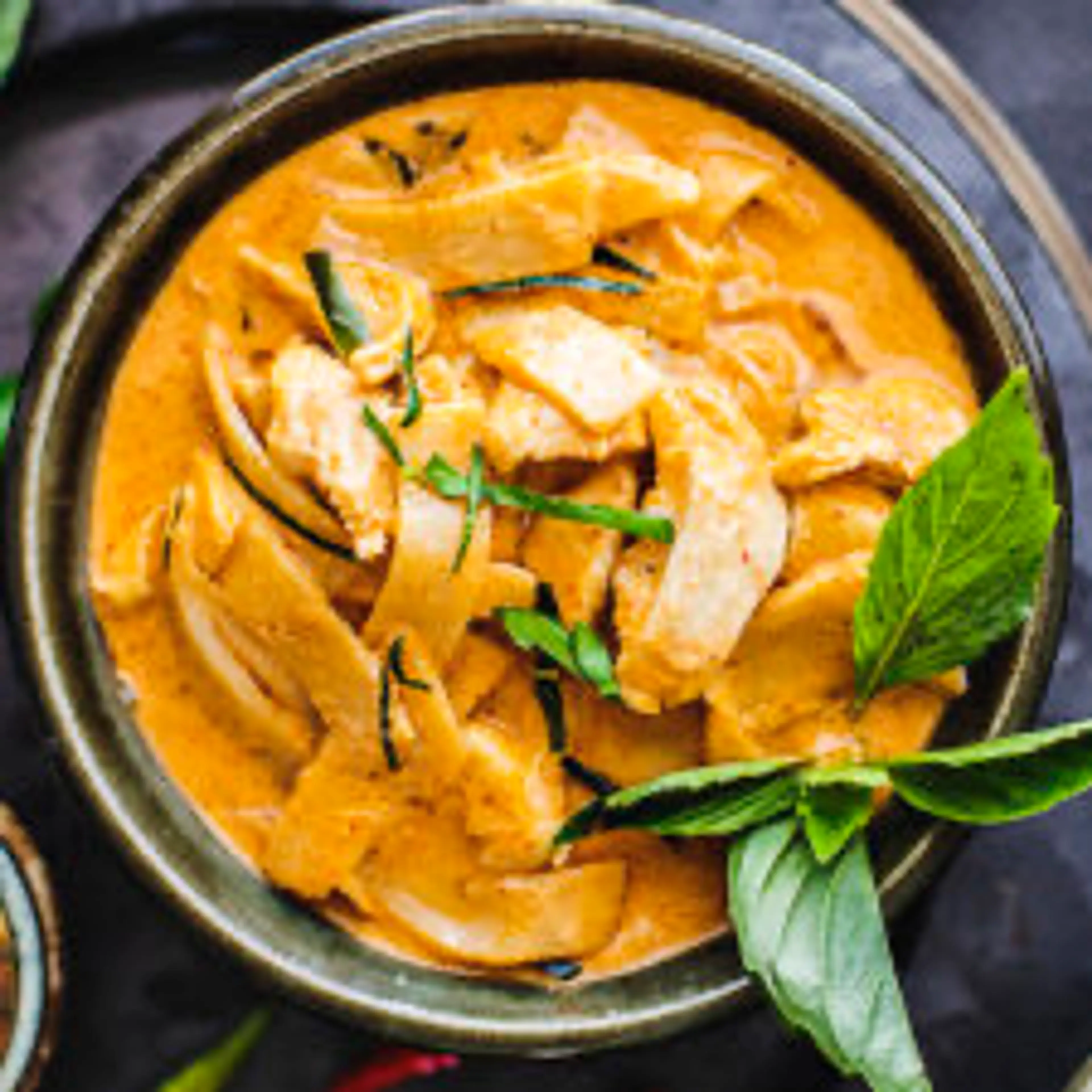 Authentic Thai Red Curry Recipe, (Kaeng Ped Gai) แกงเผ็ดไก่