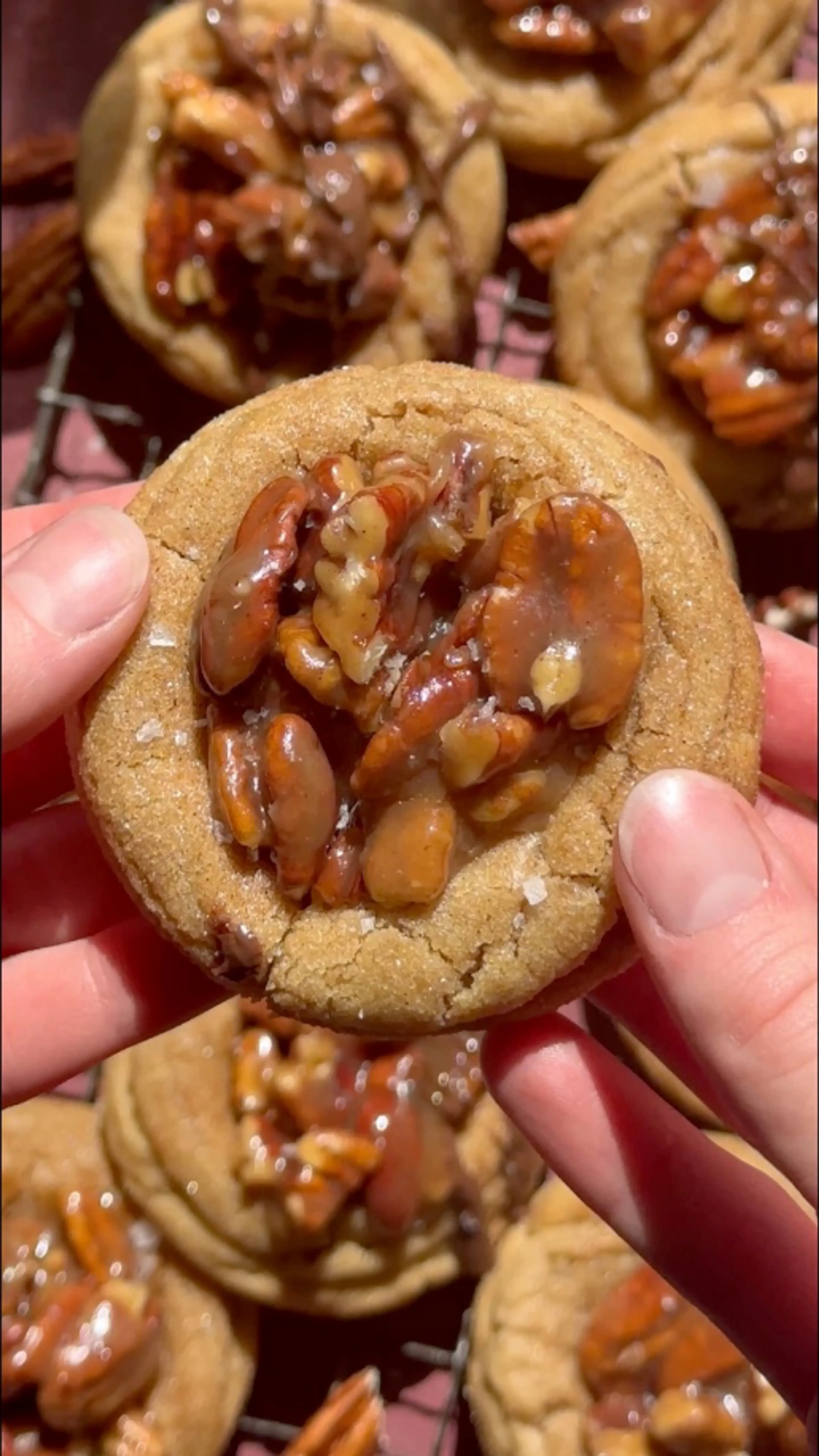 Pecan Pie Cookies - Rich Pecan Filling in a Chewy Cinnamon C