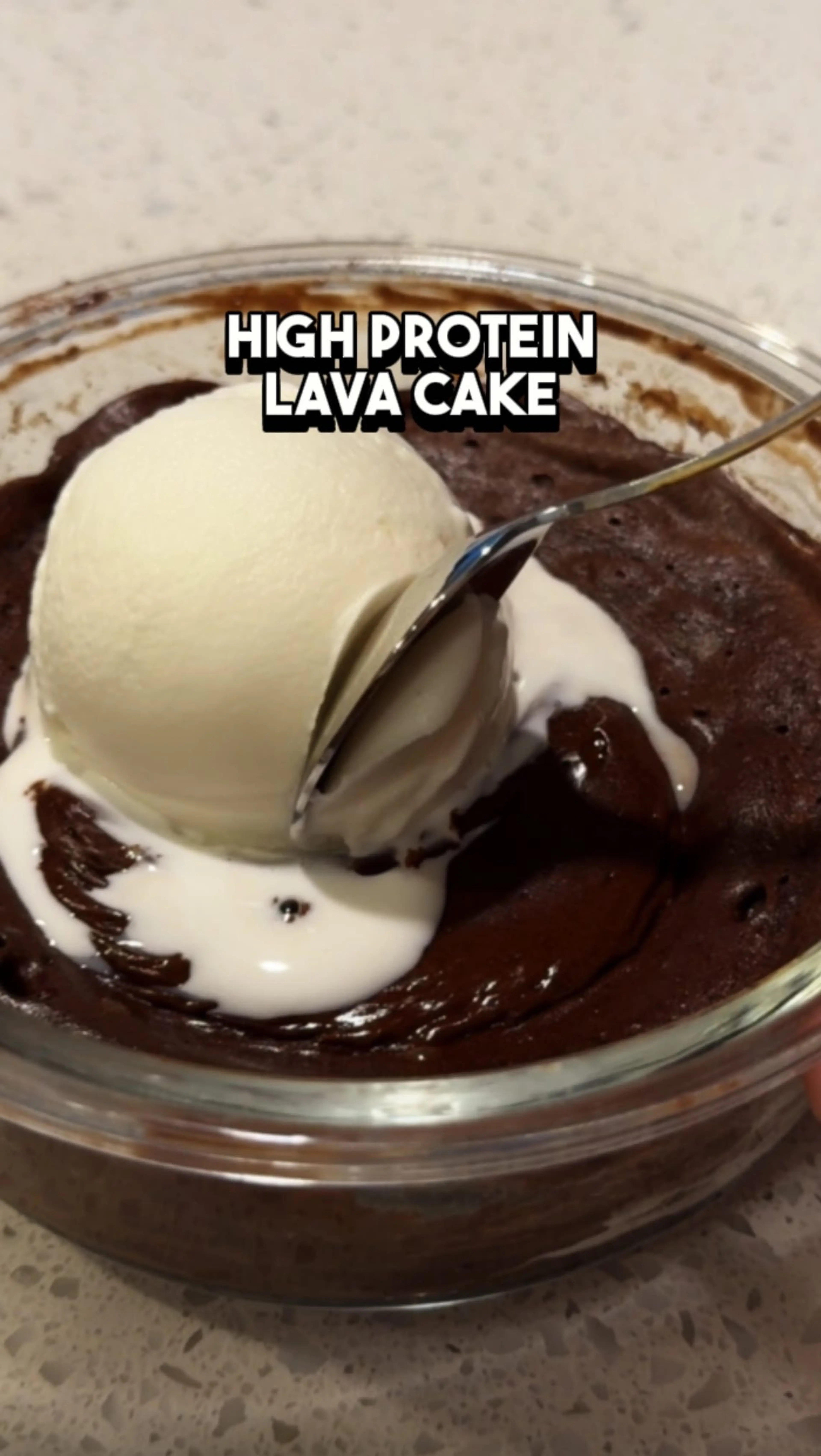 Microwave Protein Lava Cake