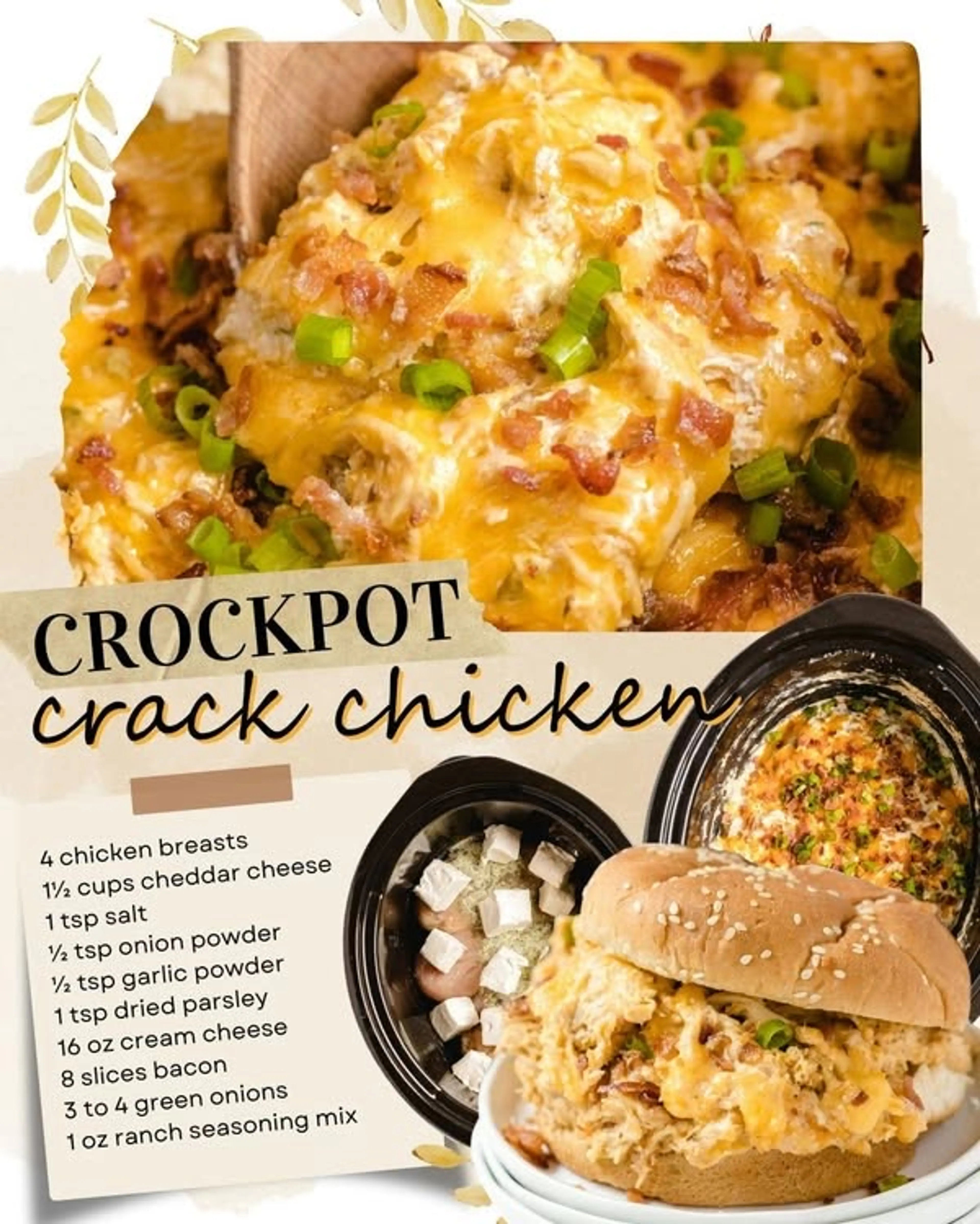 This Crockpot Crack Chicken Is Creamy, Cheesy, and Downright