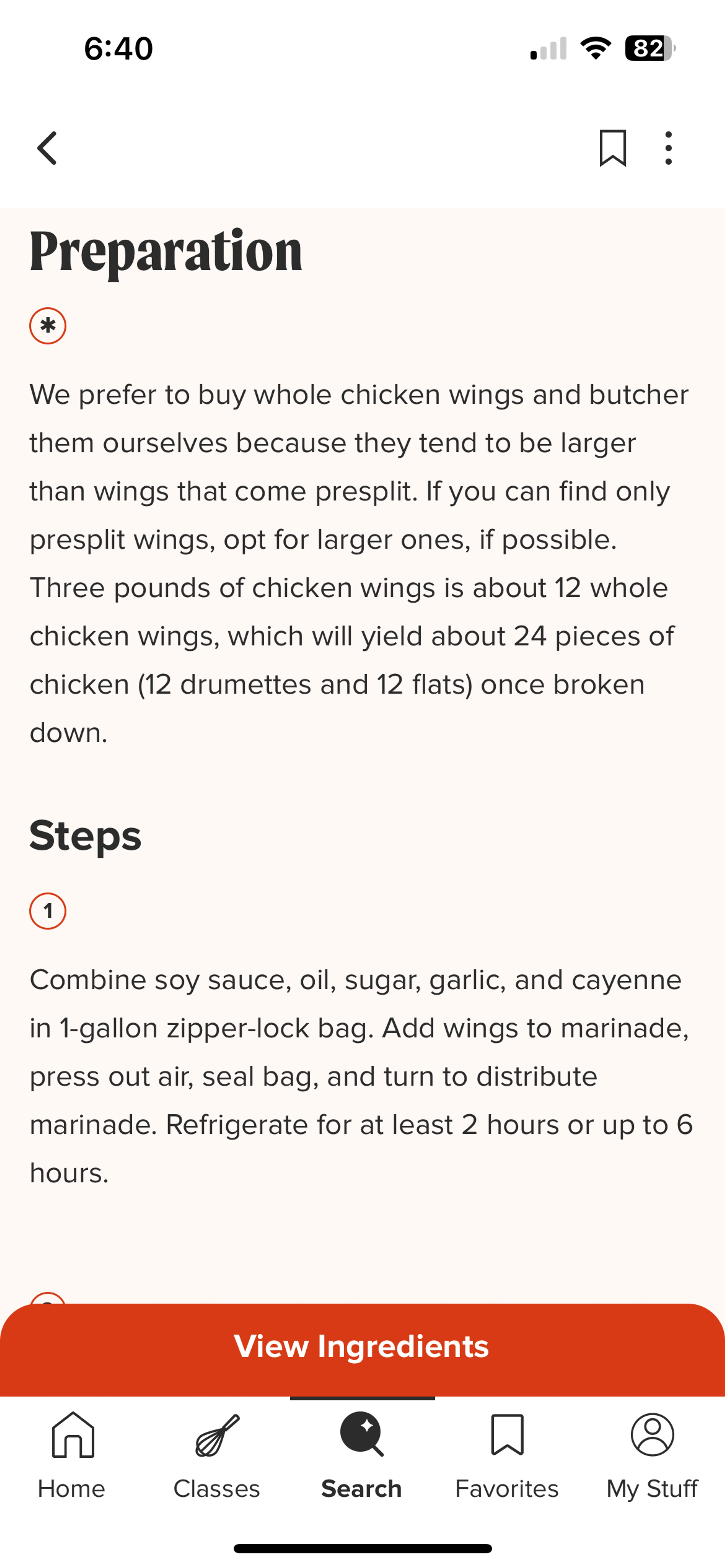 Soy Sauce Chicken Wings