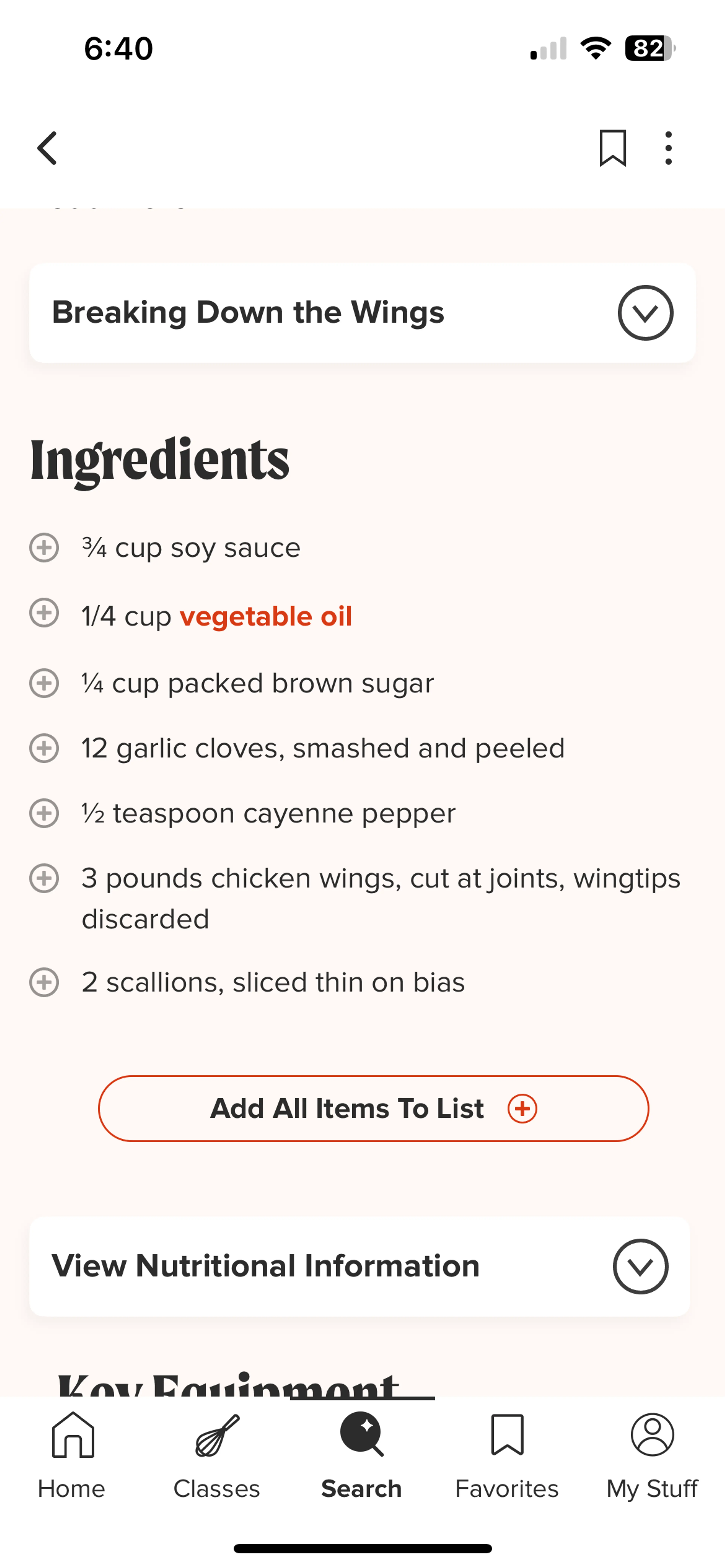 Soy Sauce Chicken Wings