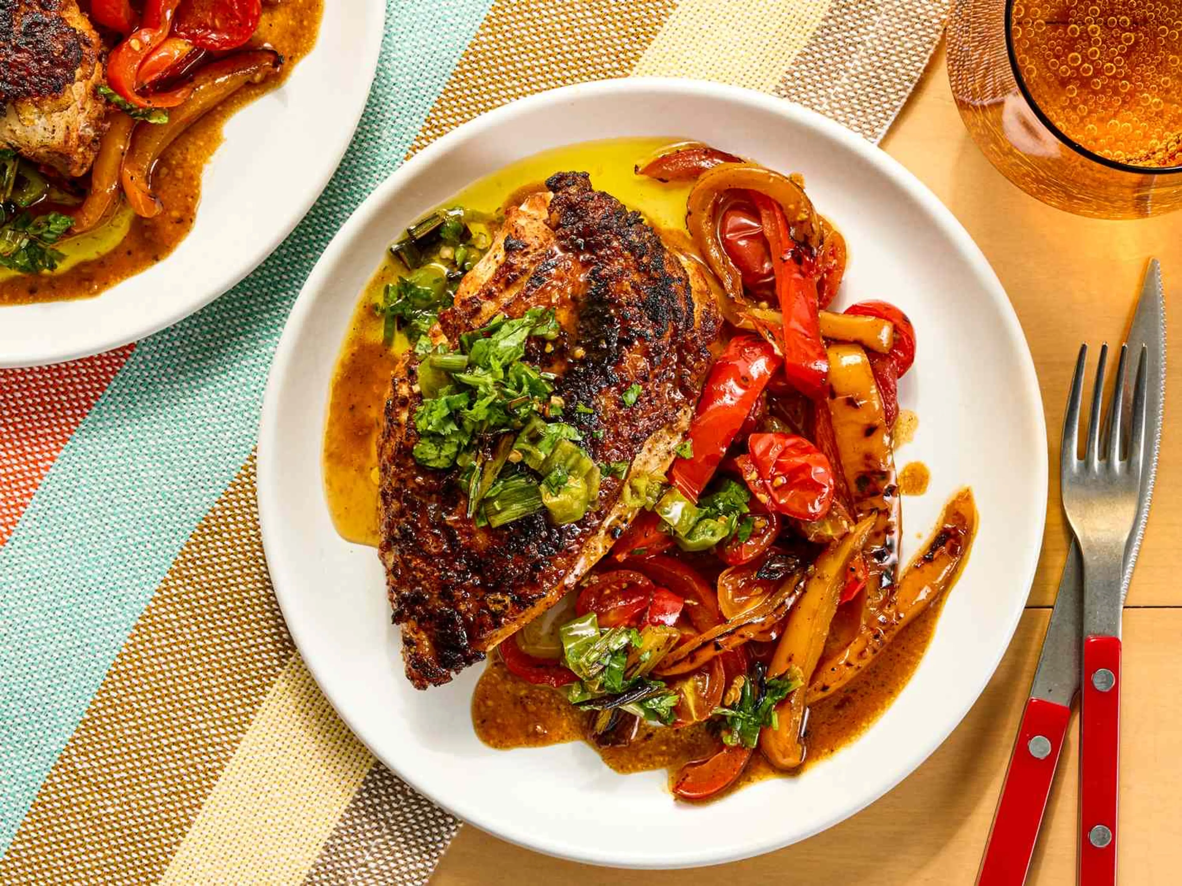 This Easy 1-Pan Chicken Dinner Tastes Like Summer in Spain